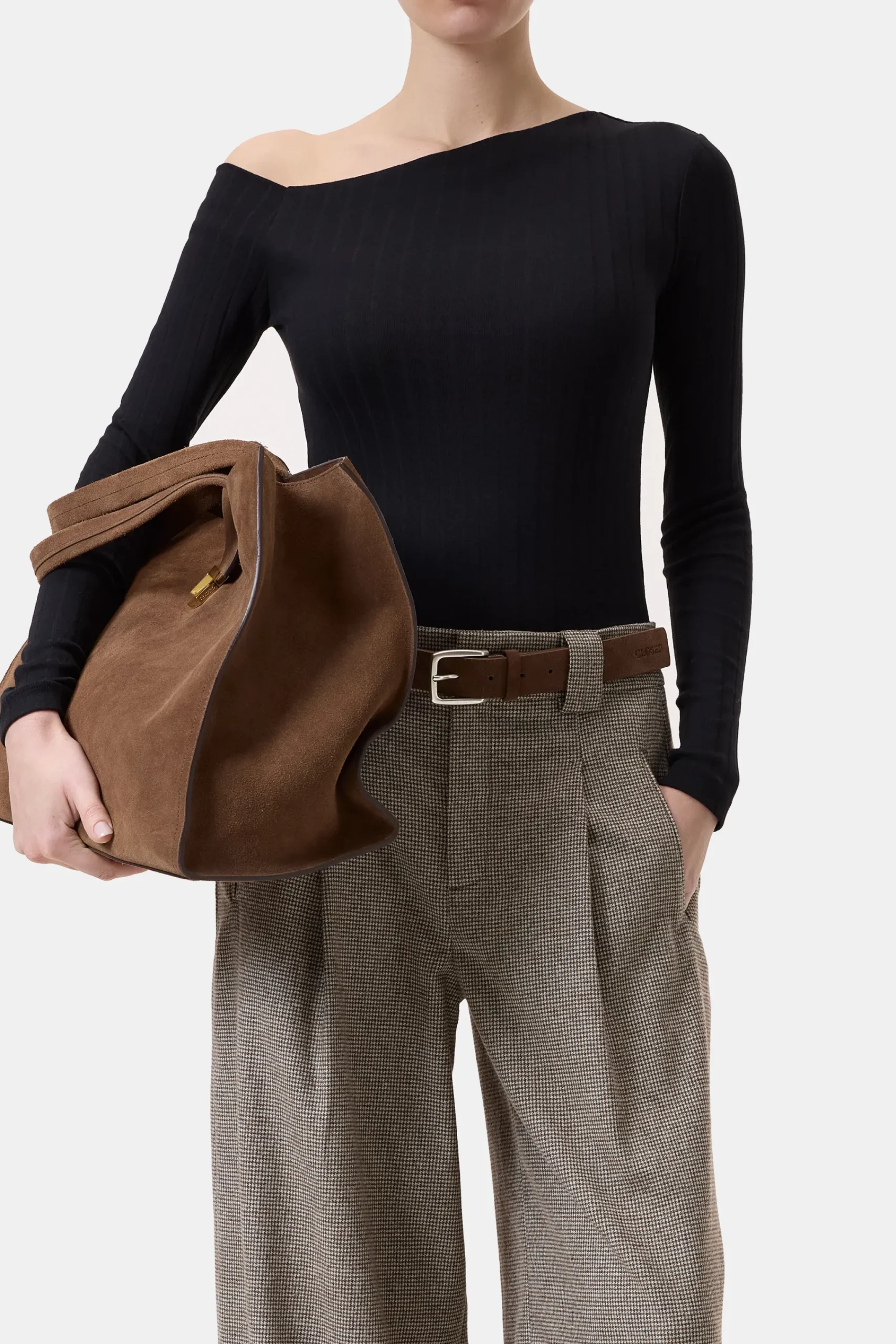 Closed T-shirts*Asymmetrisches Shirt Black