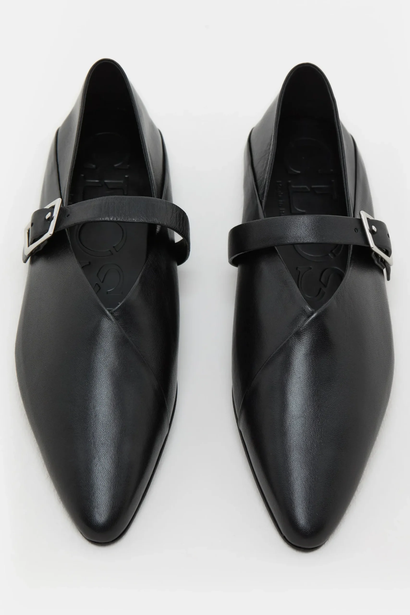 Closed Lederschuhe*Ballerinas aus Leder Black