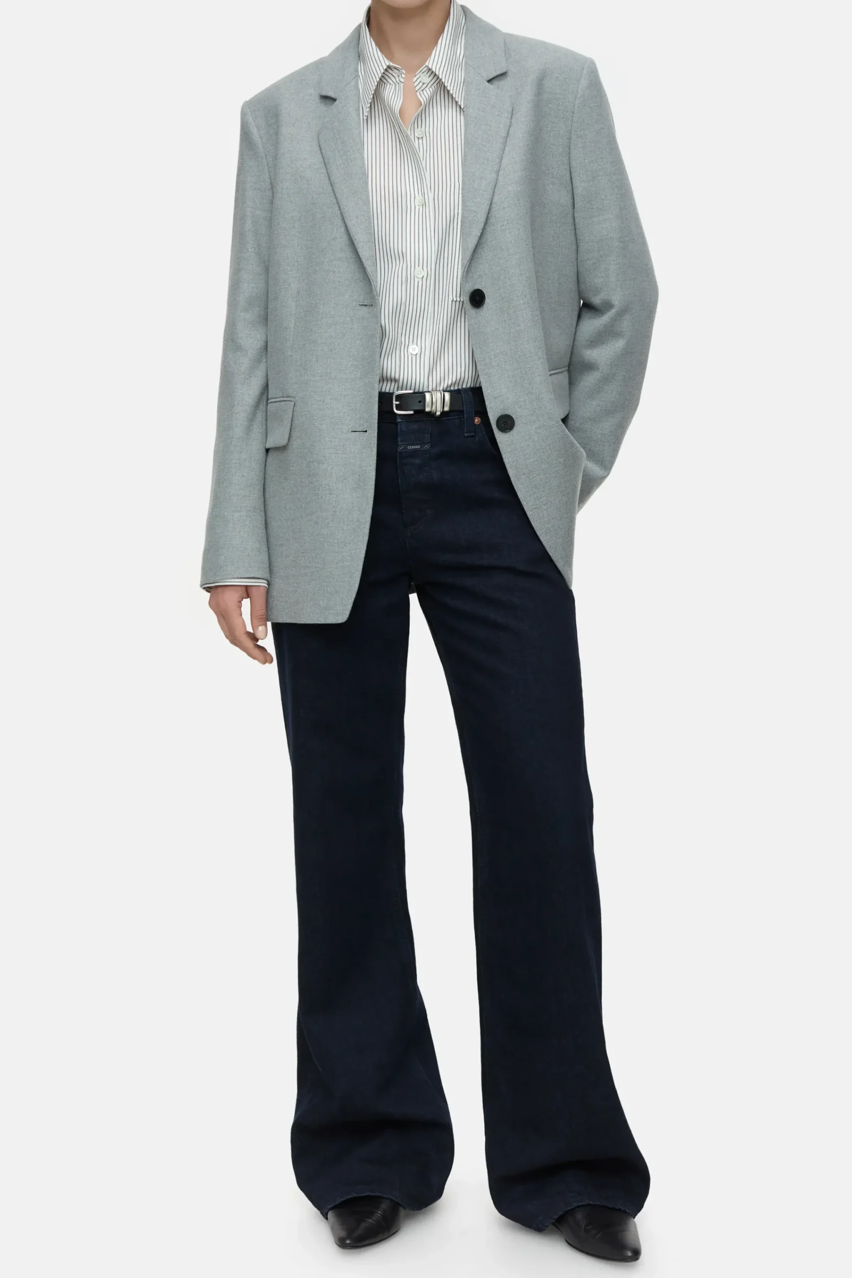 Closed Blazer | Jacken & Mäntel*Blazer - Style Name Lola Lightgreymelange