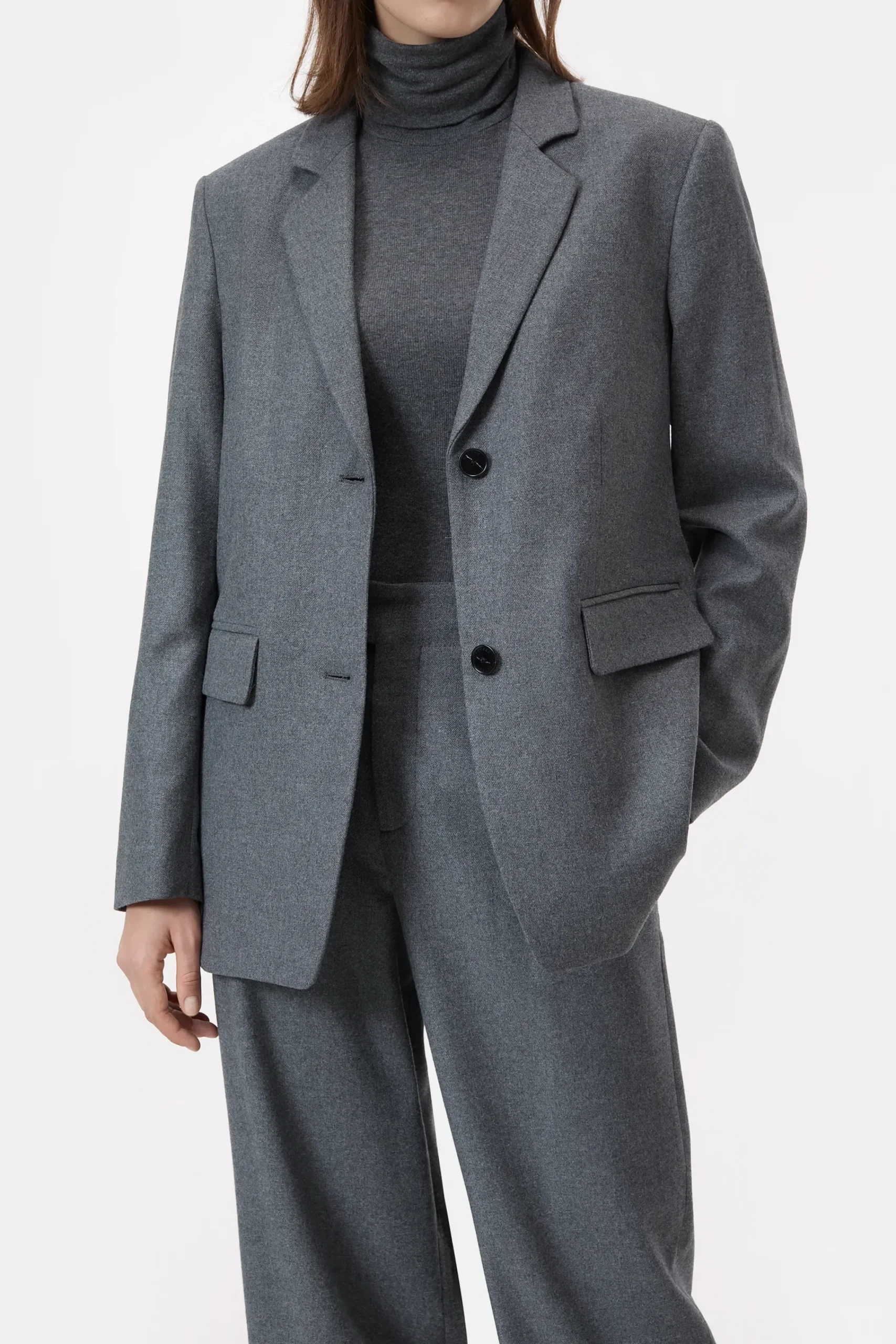 Closed Blazer | Jacken & Mäntel*Blazer - Style Name Lola Darkgreymelange