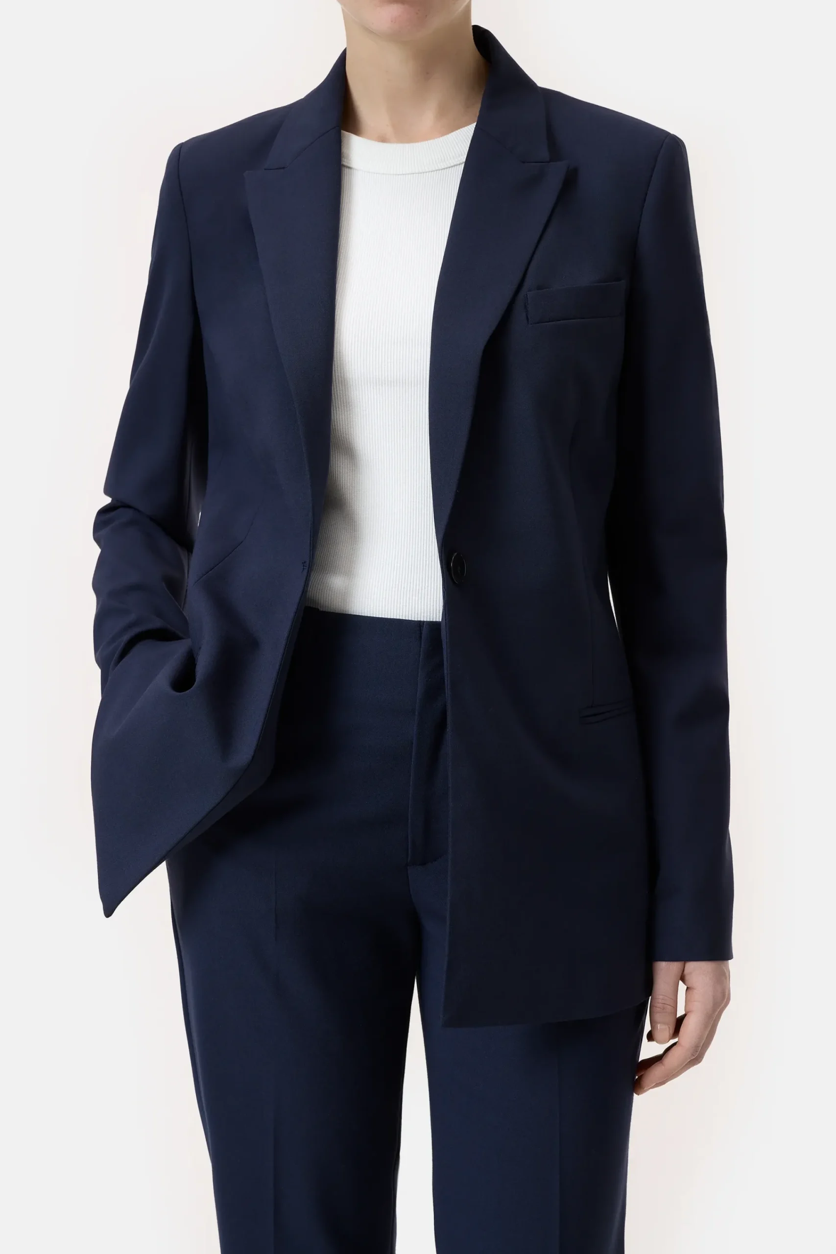 Closed Jacken & Mäntel | Blazer*Blazer aus Woll-Mix Darknight