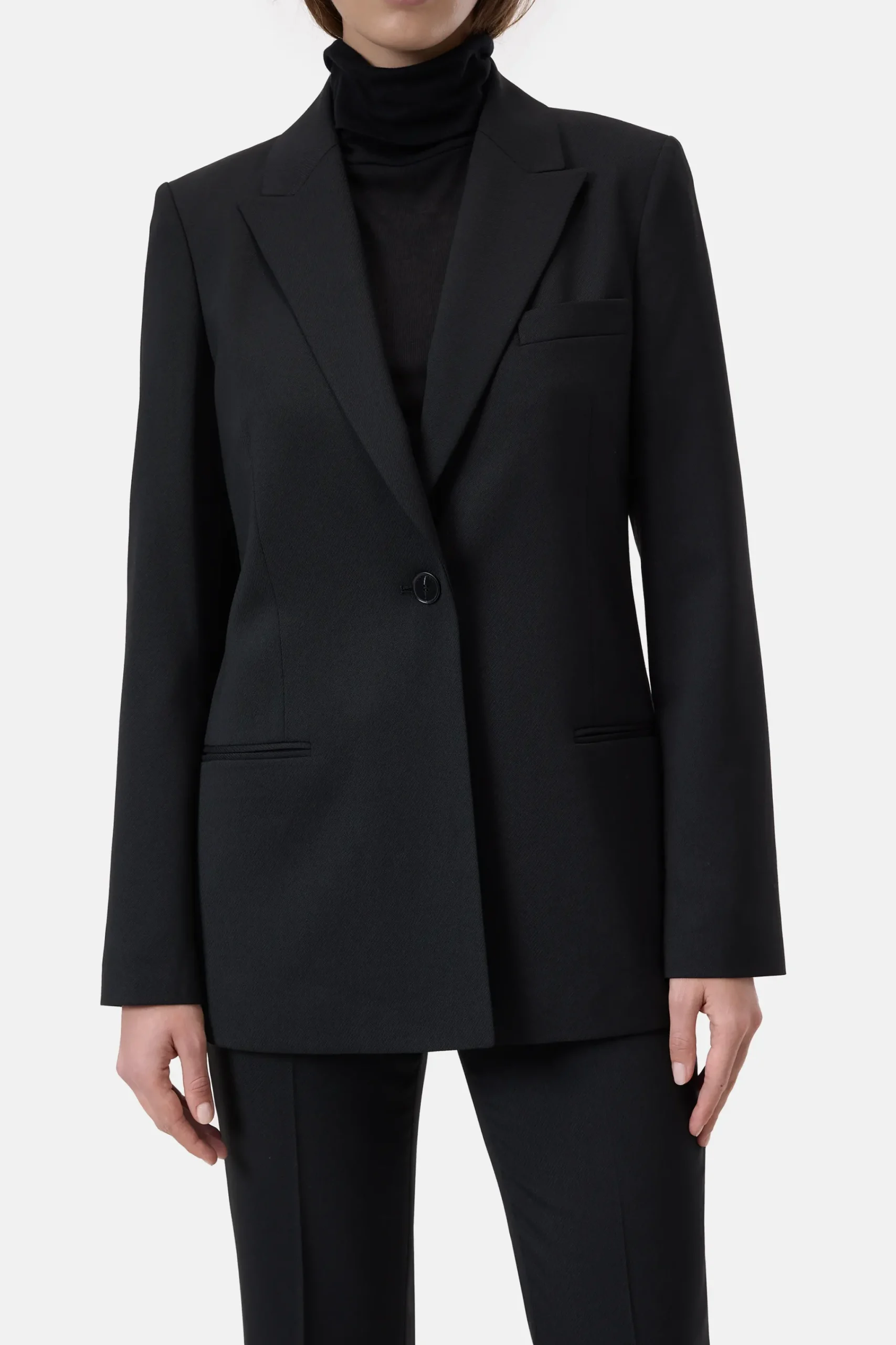 Closed Blazer | Jacken & Mäntel*Blazer aus Woll-Stretch Black