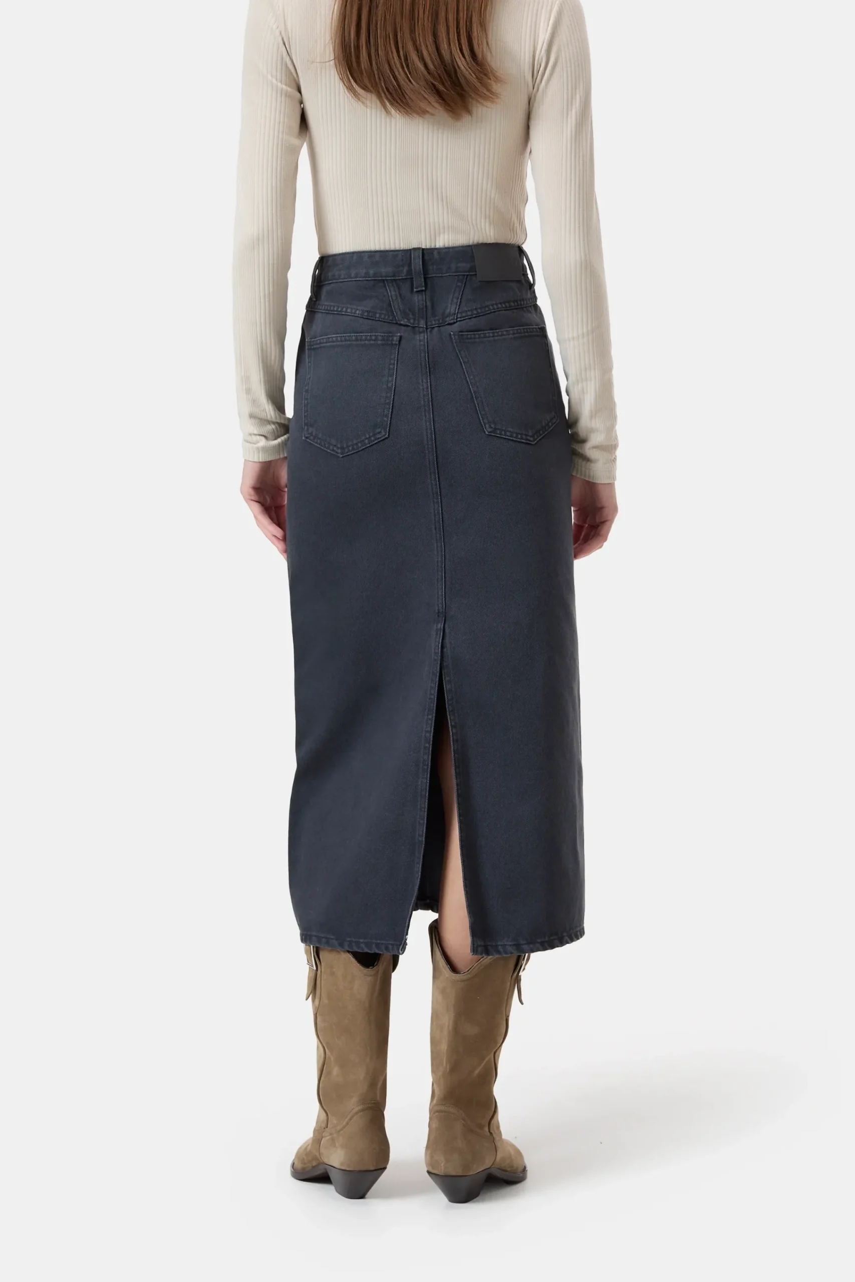 Closed Röcke*Bleifstiftrock aus Denim Darkgrey