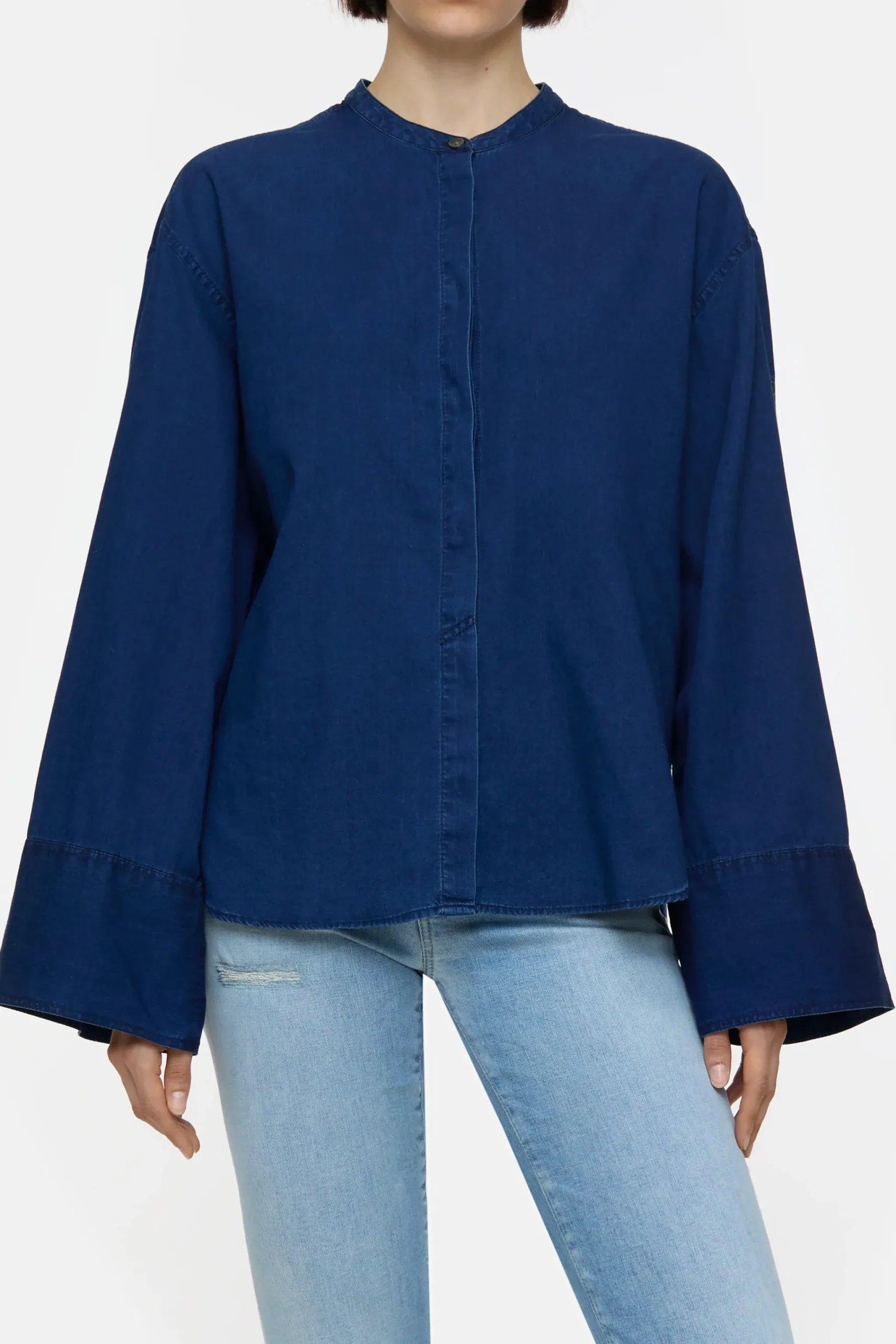 Closed Shirts & Blusen*Bluse aus Baumwolle Darkblue