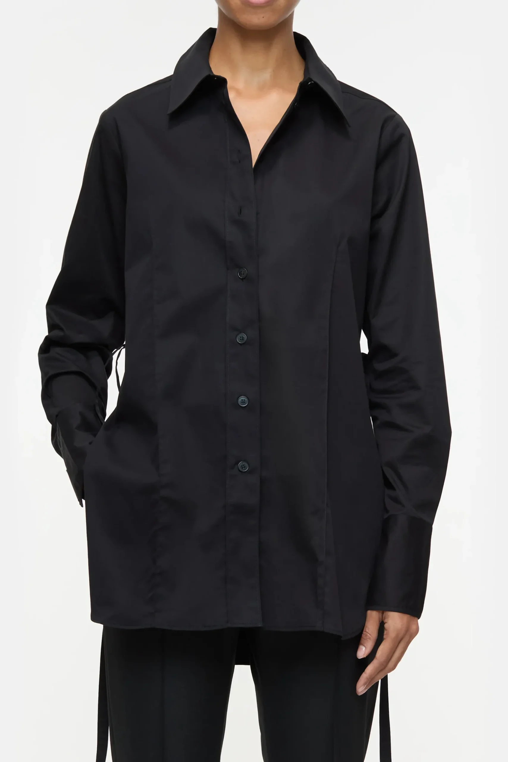 Closed Shirts & Blusen*Bluse aus Baumwoll-Mix Black