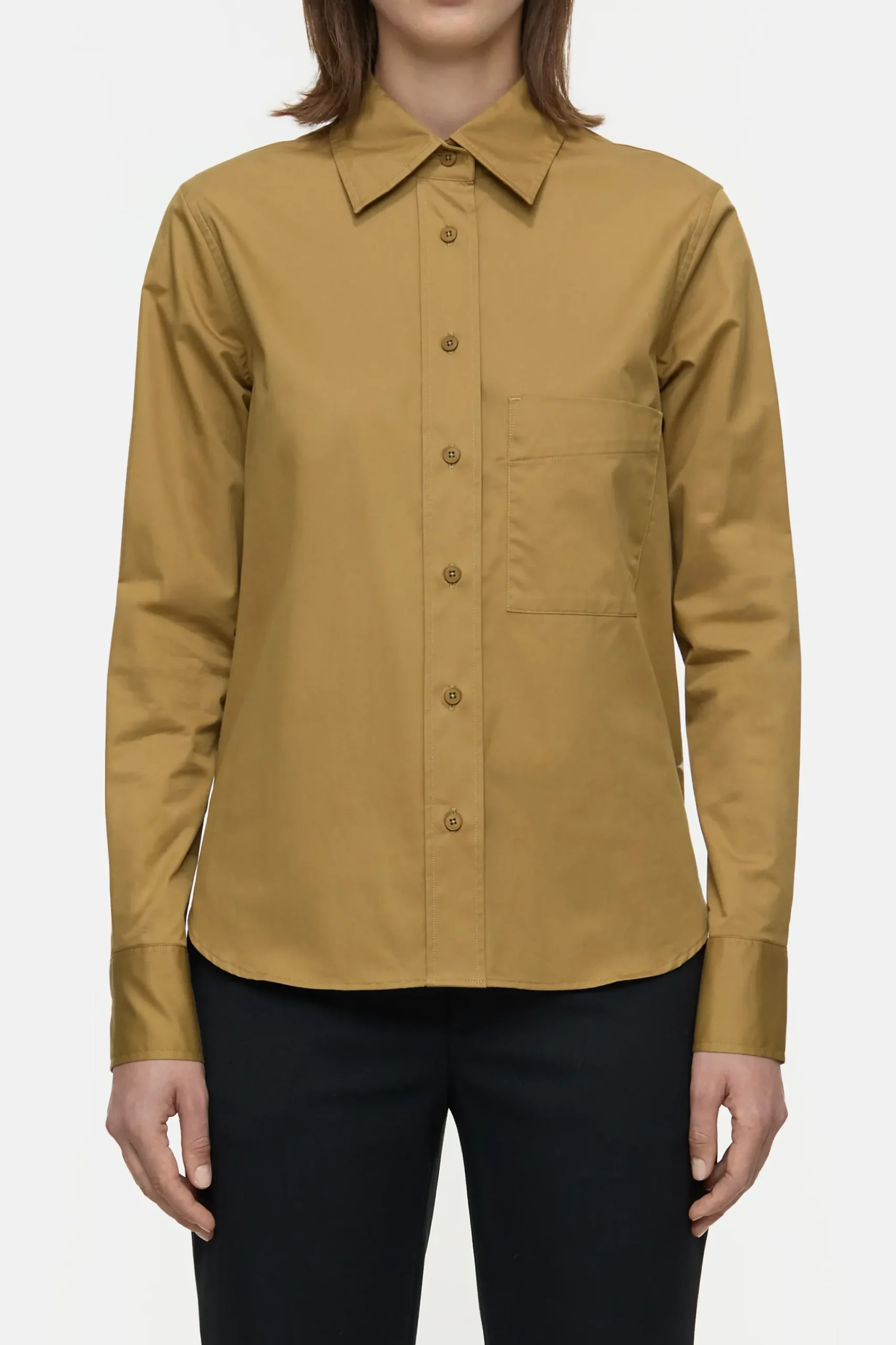 Closed Shirts & Blusen*Bluse aus Baumwoll-Popeline Tullamorebrown