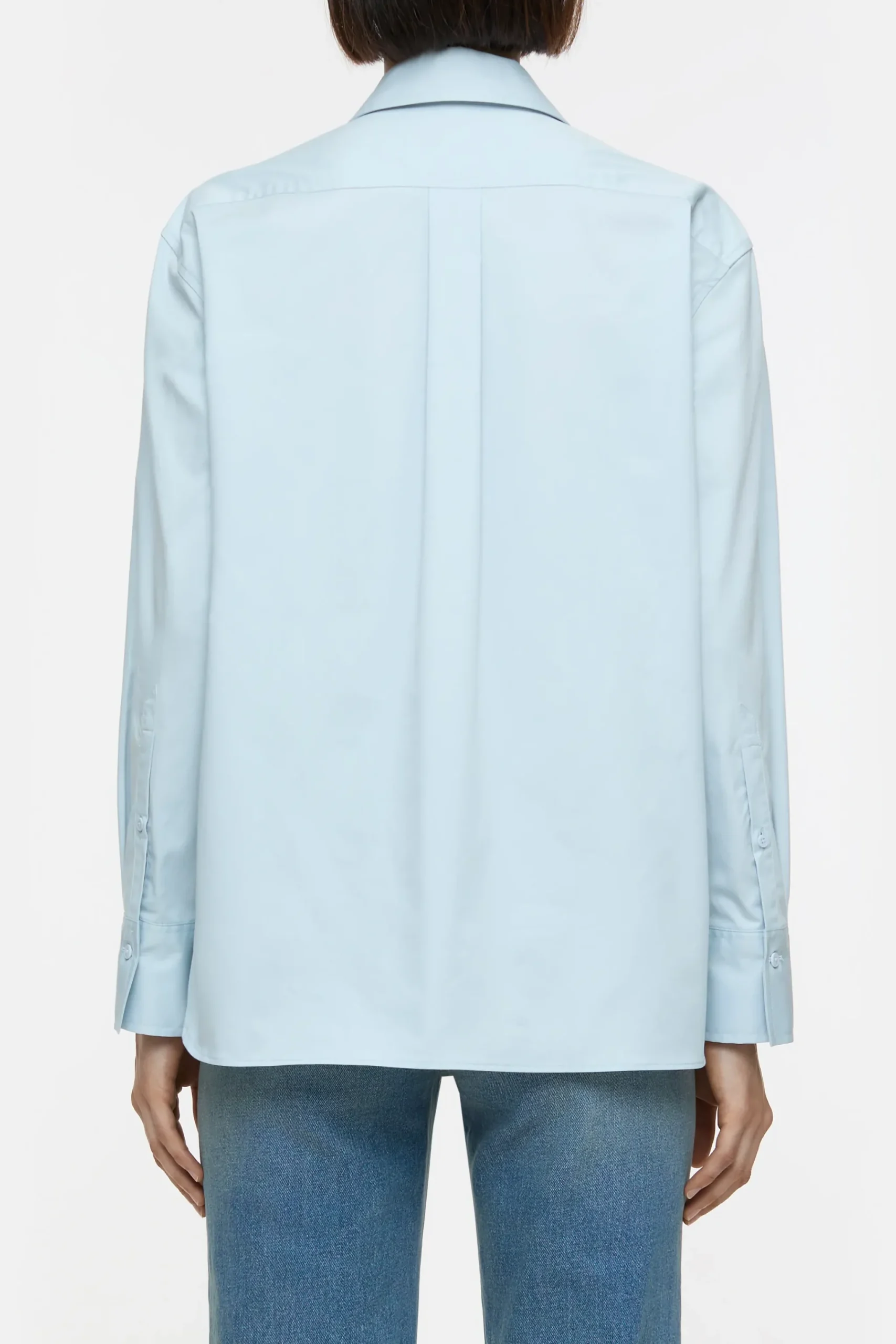 Closed Shirts & Blusen*Bluse aus Baumwoll-Popeline Lightskyblue