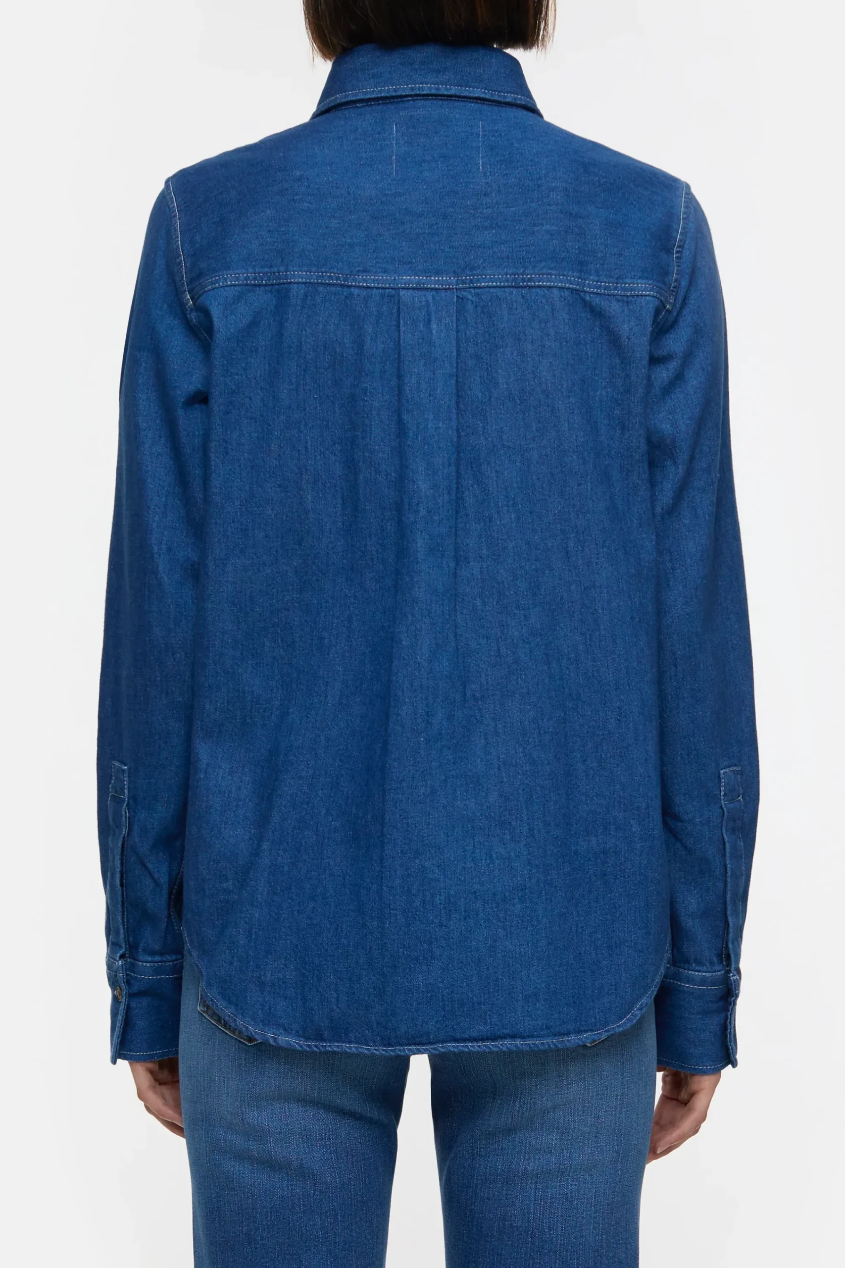 Closed Shirts & Blusen*Bluse aus Denim Darkblue