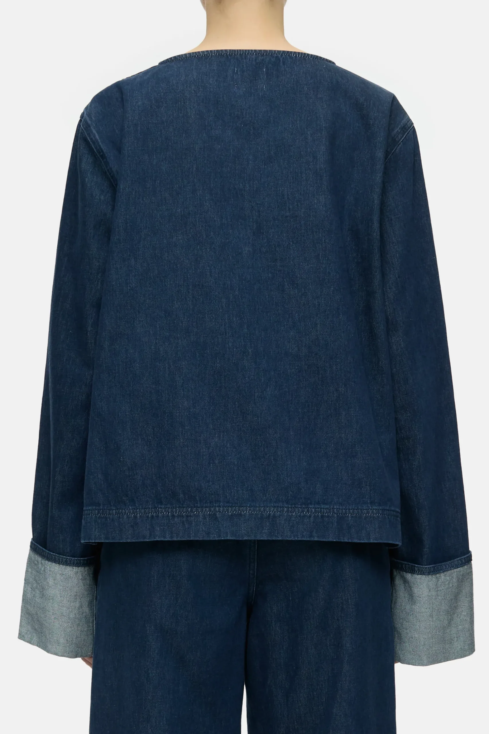 Closed Shirts & Blusen*Bluse aus Denim Darkblue