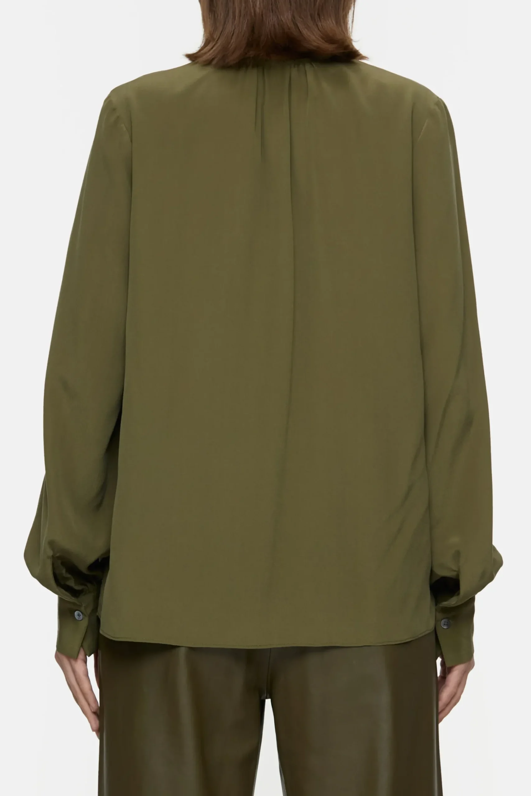 Closed Shirts & Blusen*Bluse aus Seide Vergreen