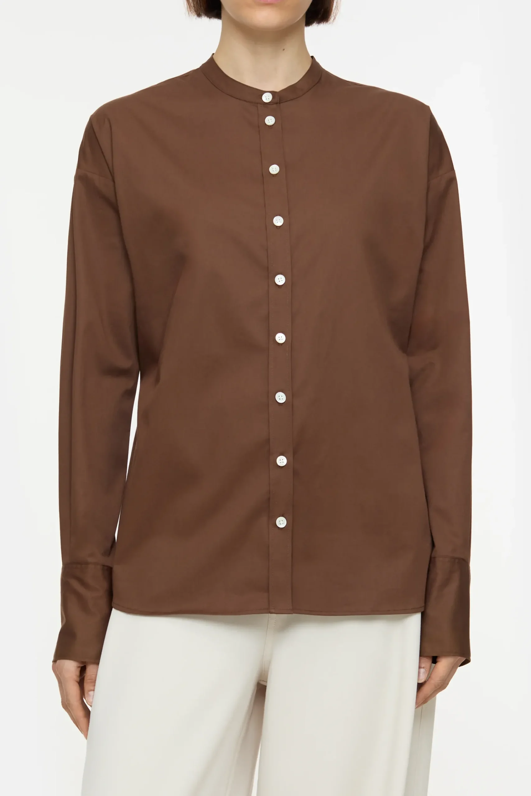 Closed Shirts & Blusen*Bluse mit Gürtel Cacaobrown