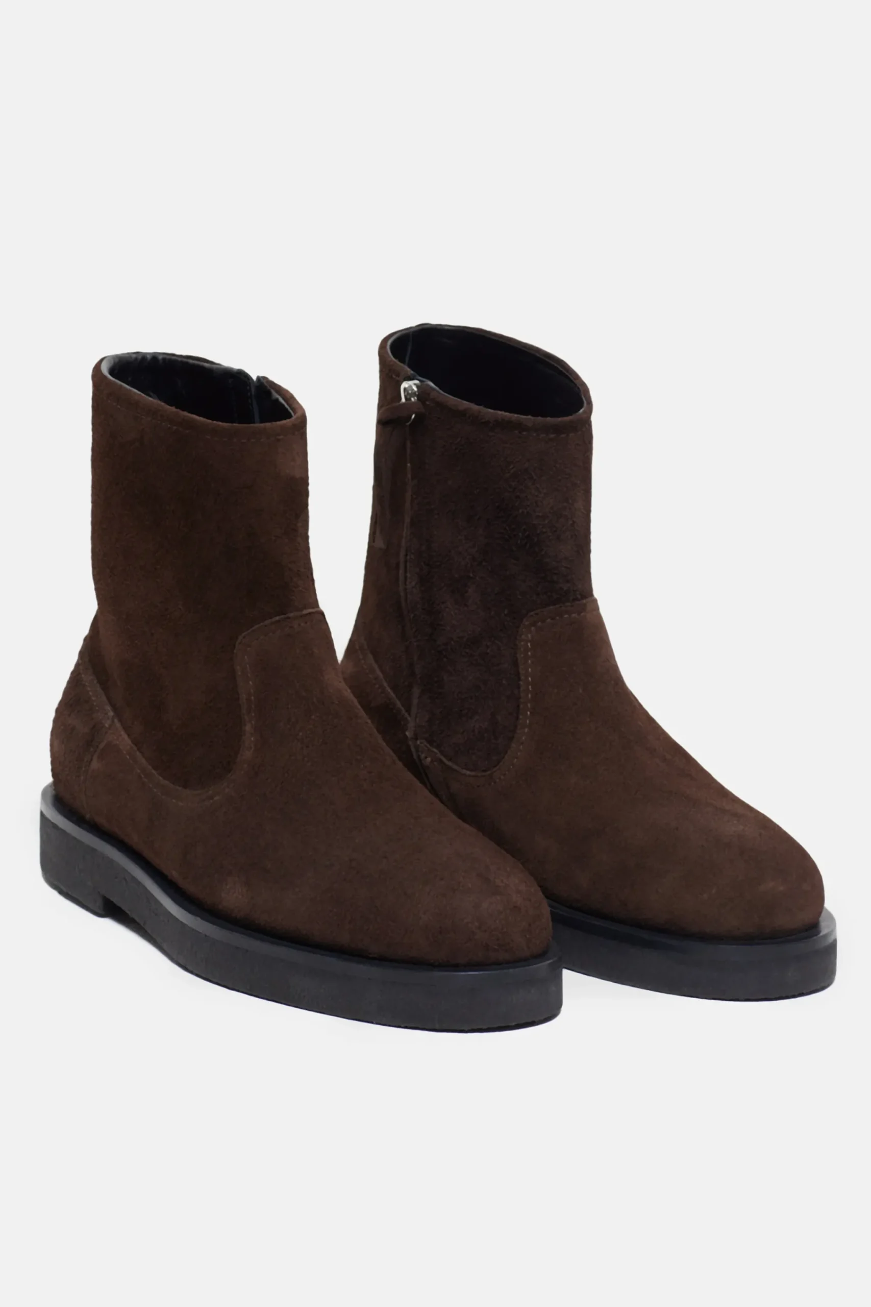 Closed Lederschuhe*Boots aus Wildleder Ebony