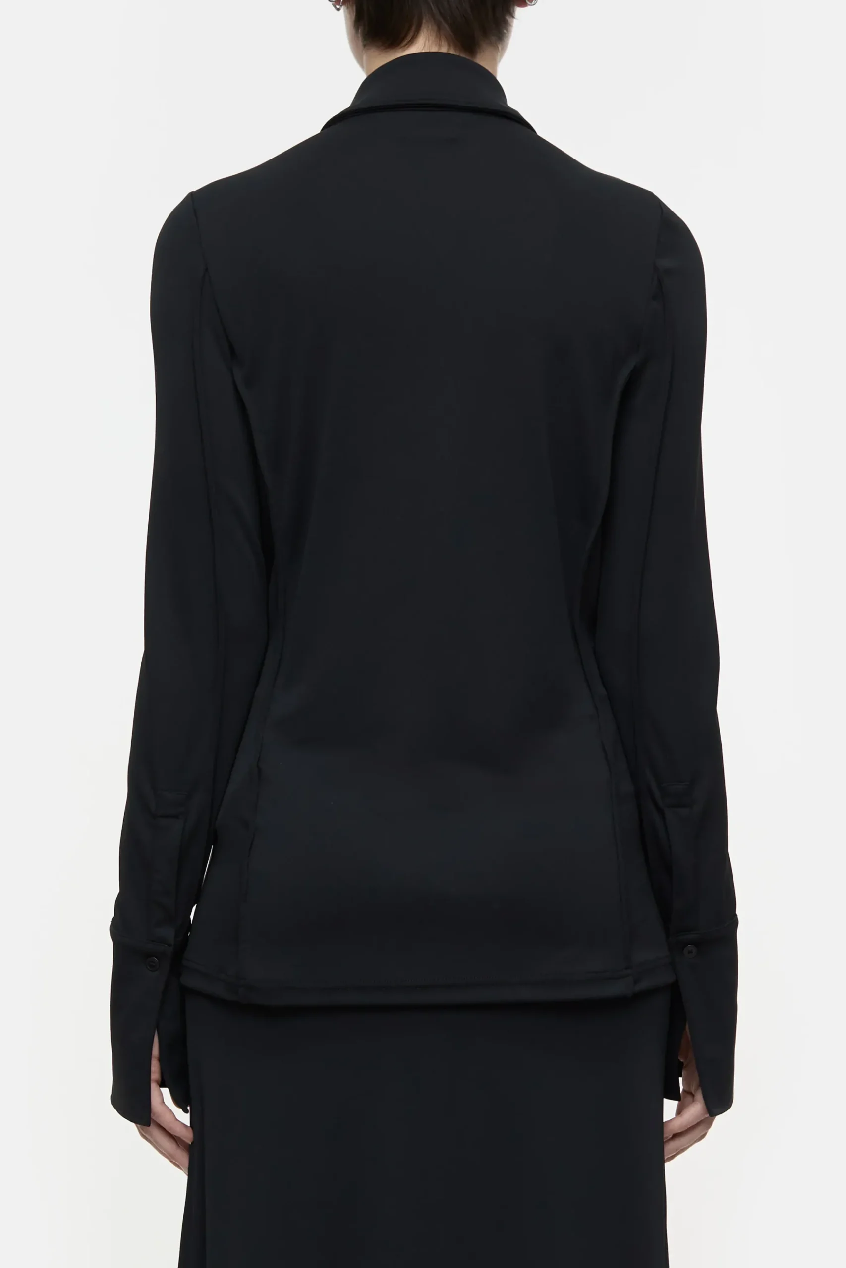 Closed T-shirts*Cardigan aus Baumwoll-Mix Black