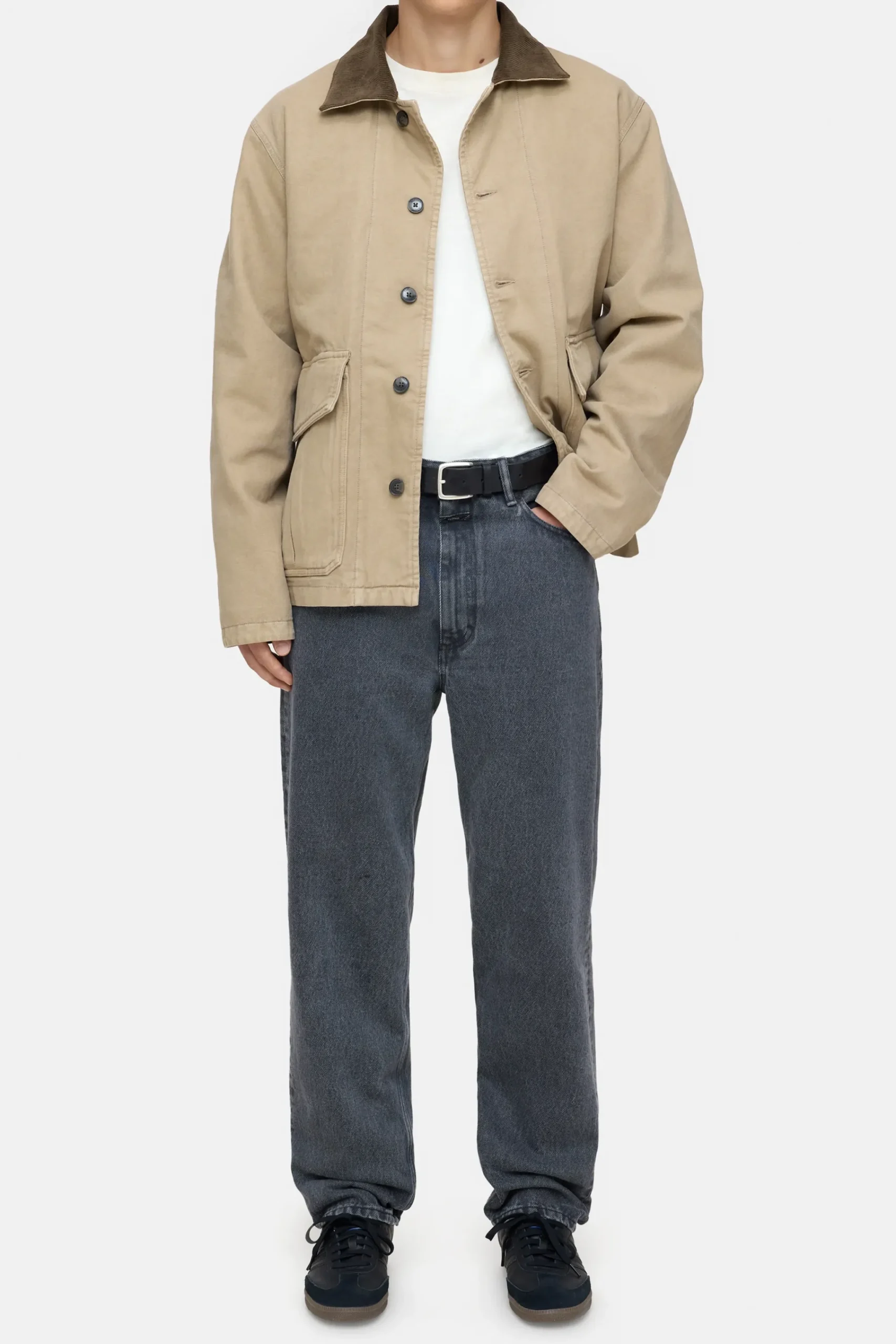 Closed Jacken & Mäntel*Cargo-Jacke aus Ecru Denim Cashewcream