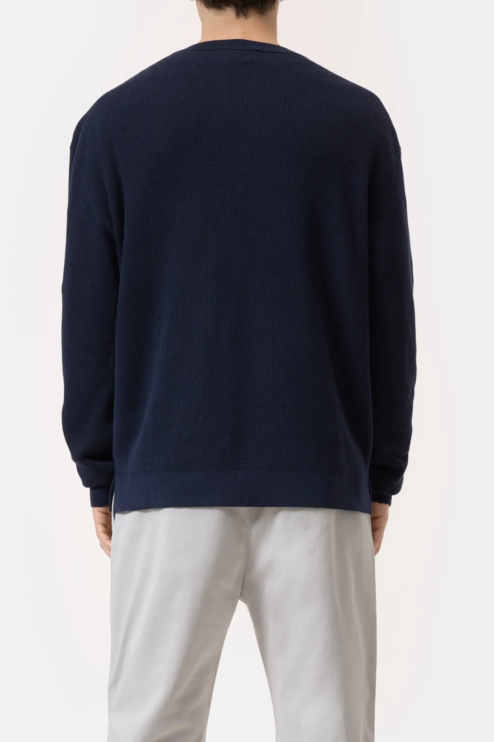 Closed Strick*Feinstrickpullover aus Baumwoll-Mix Darknight