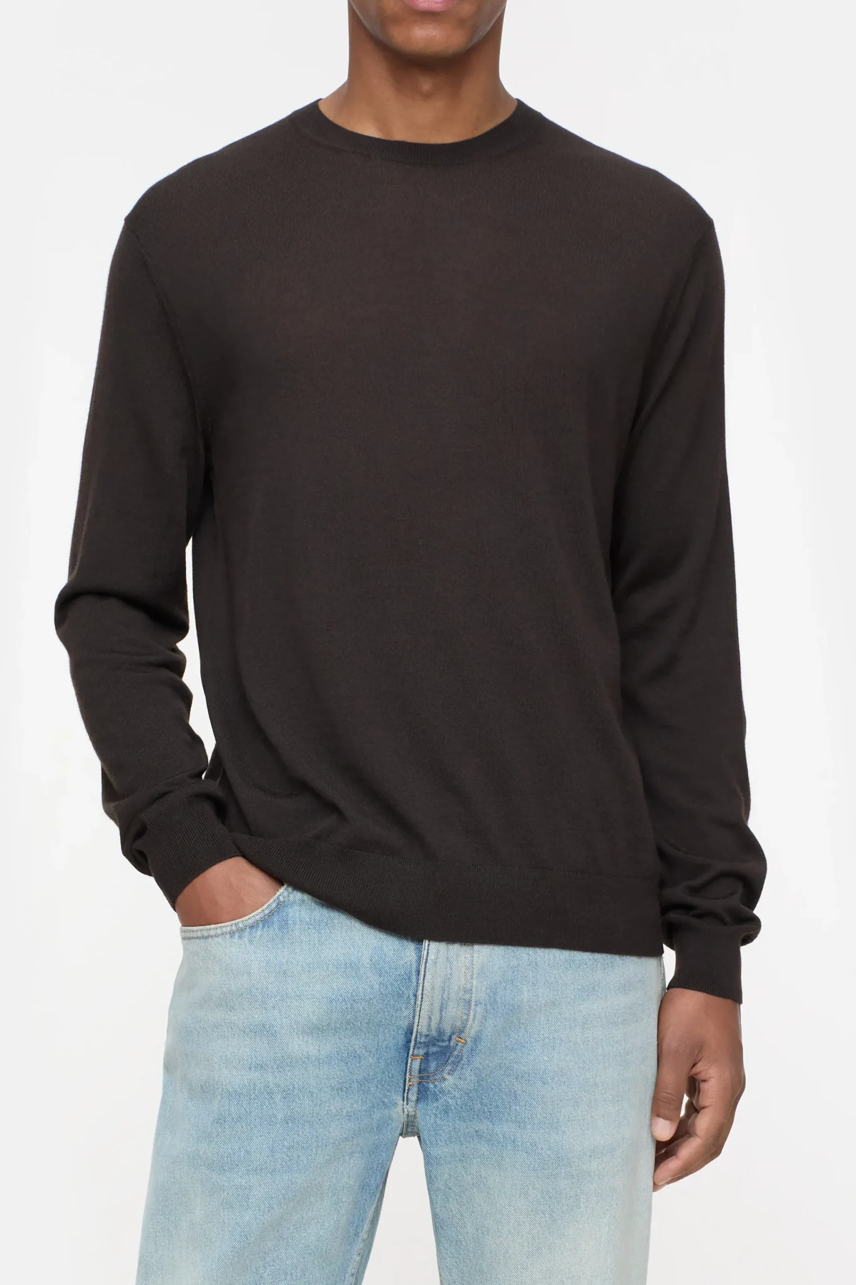 Closed Strick*Feinstrickpullover aus Bio-Wolle Ebony