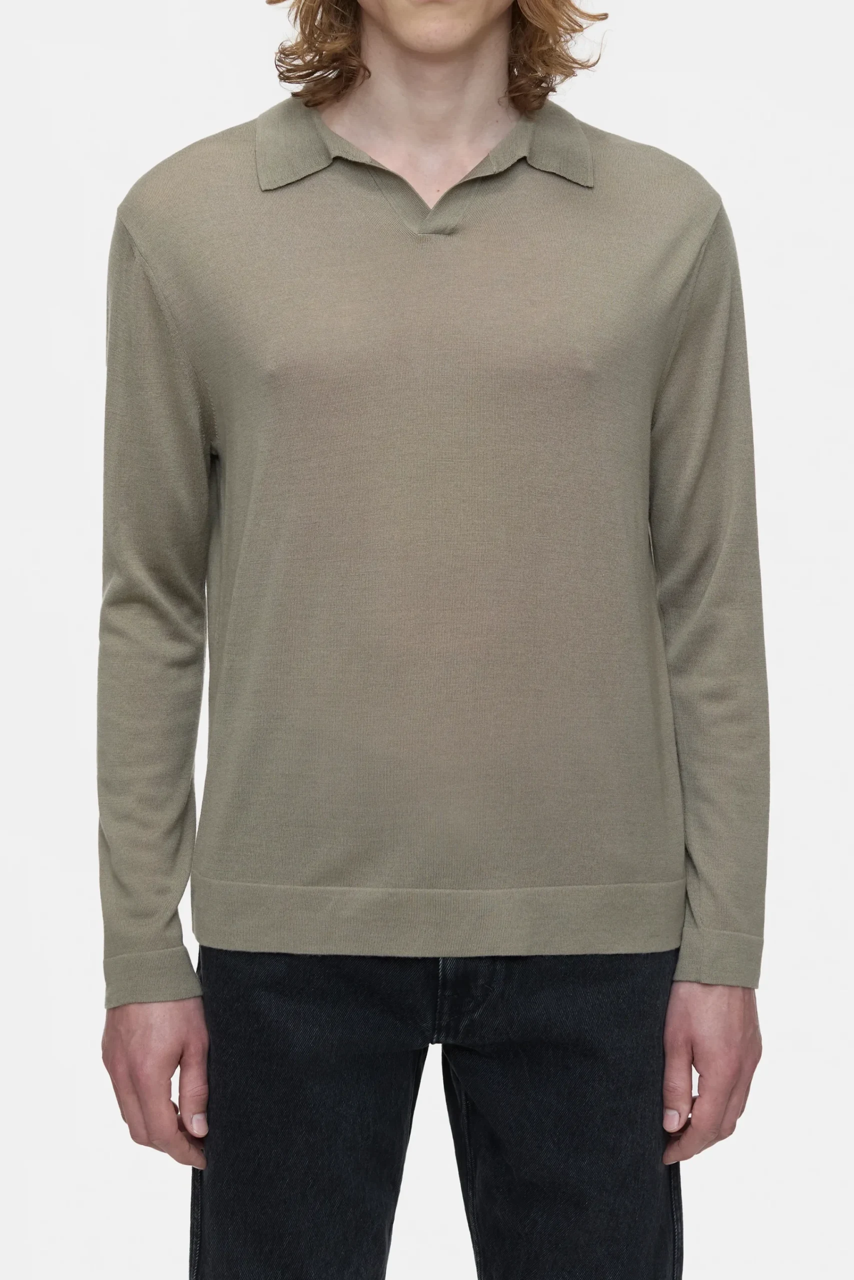 Closed Strick*Feinstrickpullover aus Woll-Mix Naturallinen