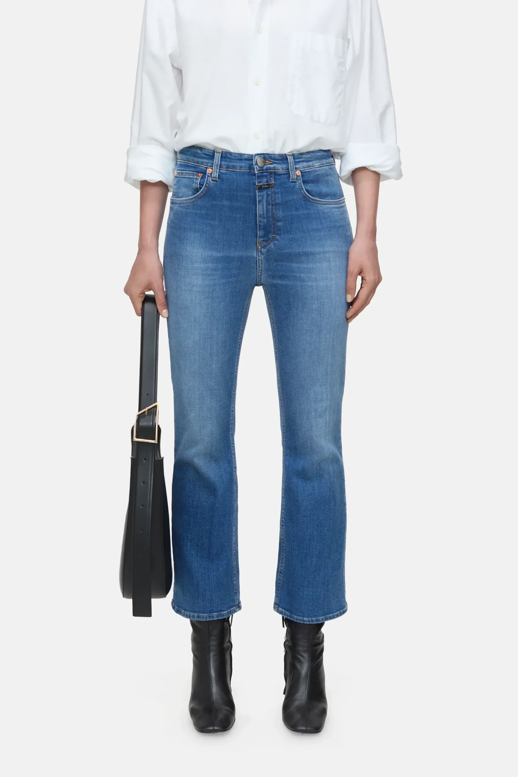 Closed Jeans | Skinny Fit*Flared Jeans - Style Name Hi-Sun Midblue