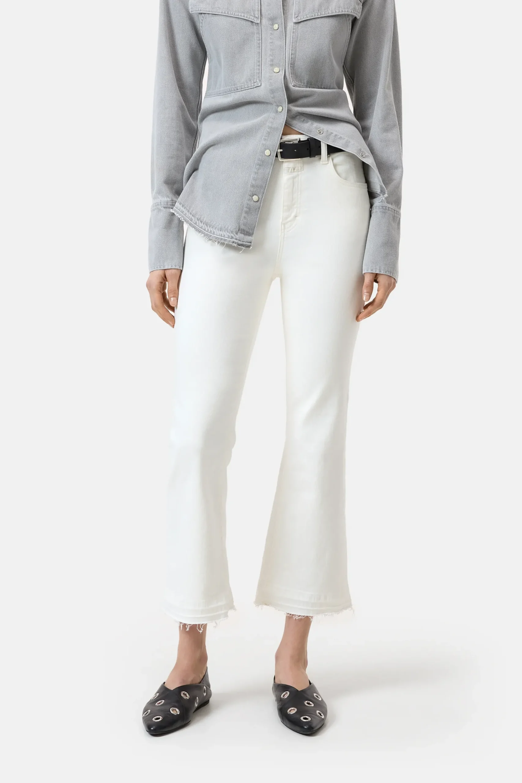 Closed Jeans | Skinny Fit*Flared Jeans - Style Name Hi-Sun Ivory