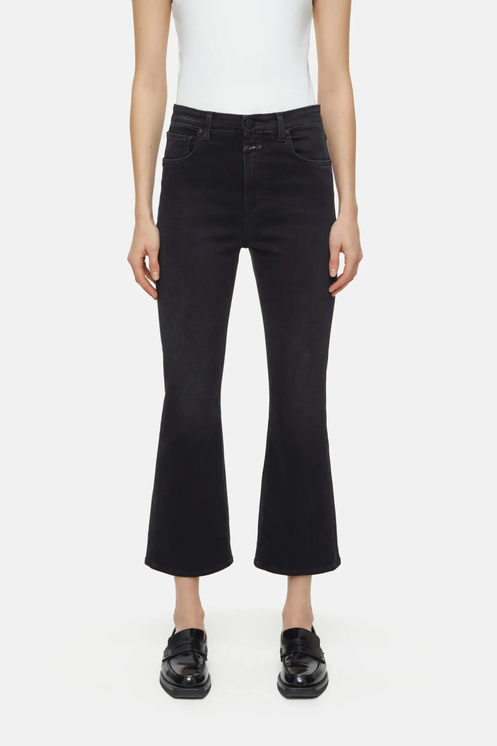 Closed Jeans | Skinny Fit*Flared Jeans - Style Name Hi-Sun Darkgrey