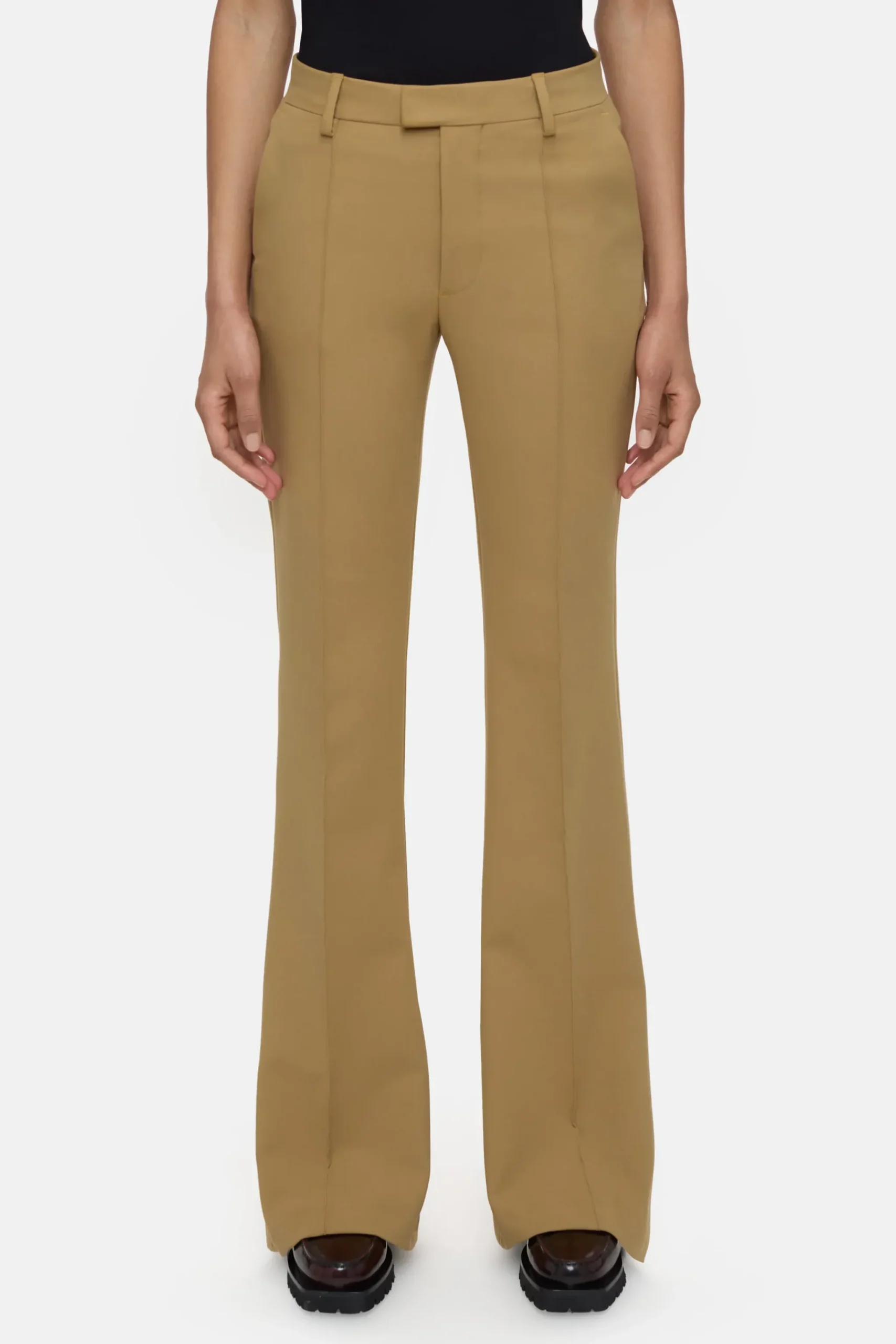 Closed Hosen*Flared Pants - Style Name Denair Tullamorebrown