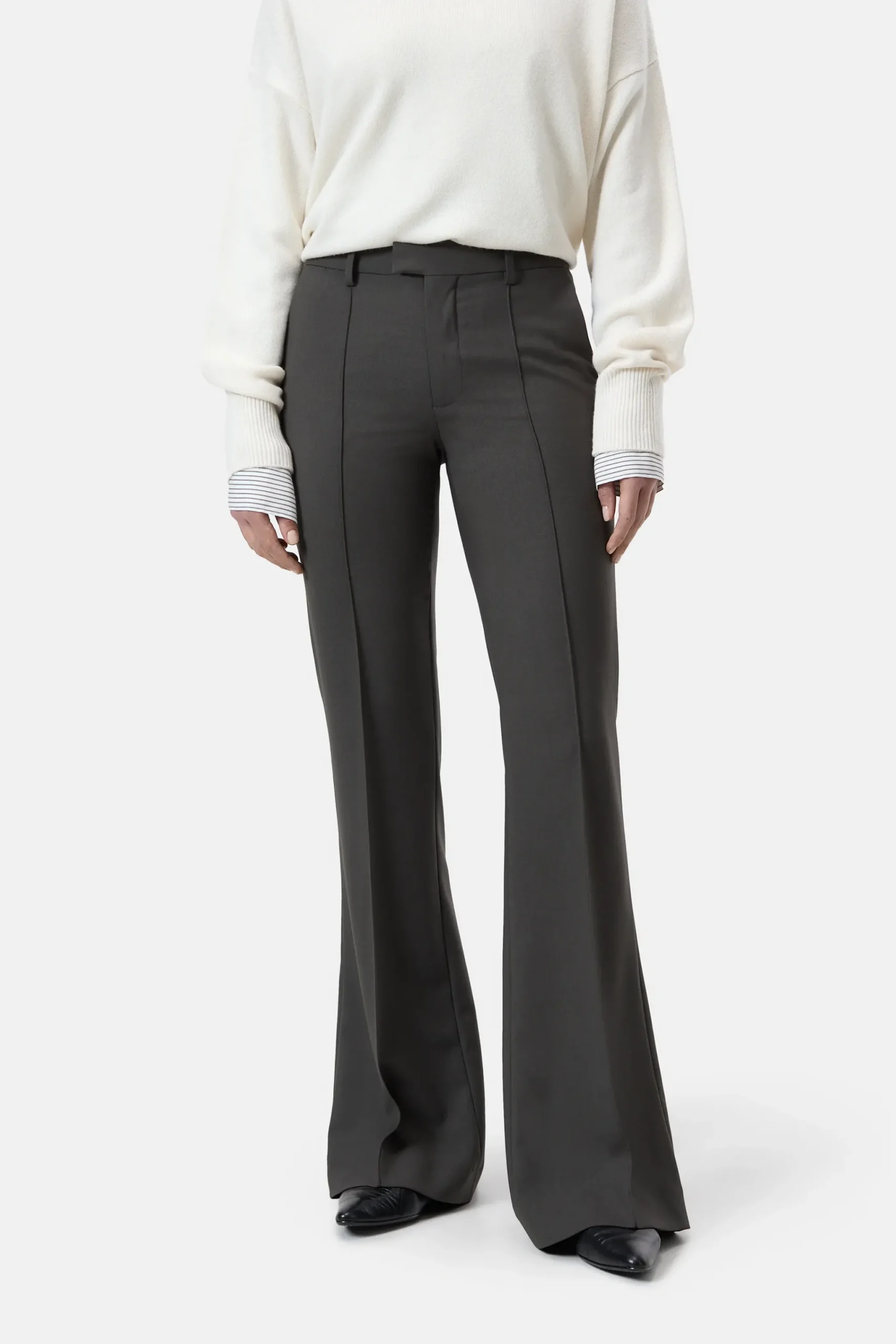 Closed Hosen*Flared Pants - Style Name Denair Irishcoffee