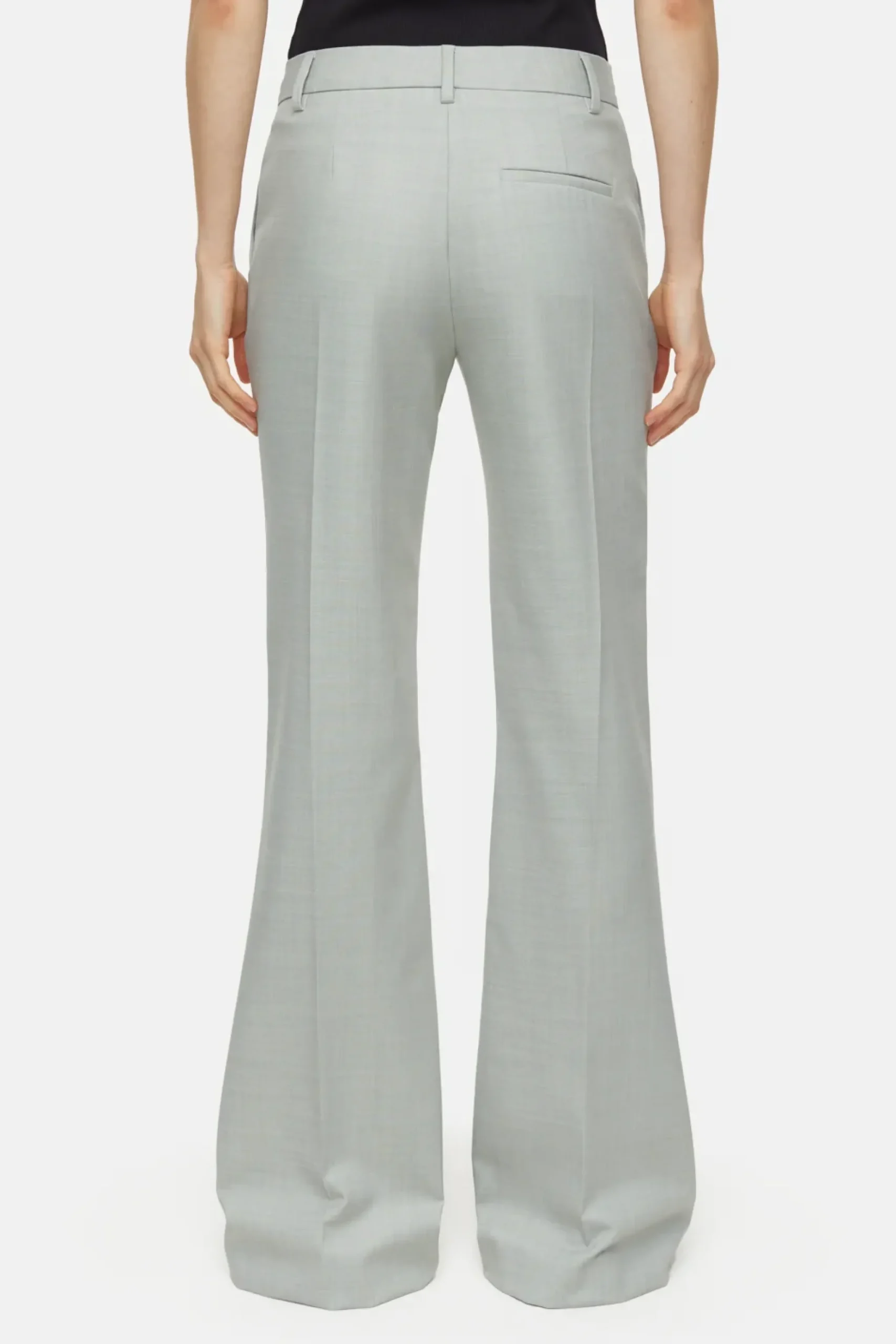 Closed Hosen*Flared Pants - Style Name Denair Pastelolive