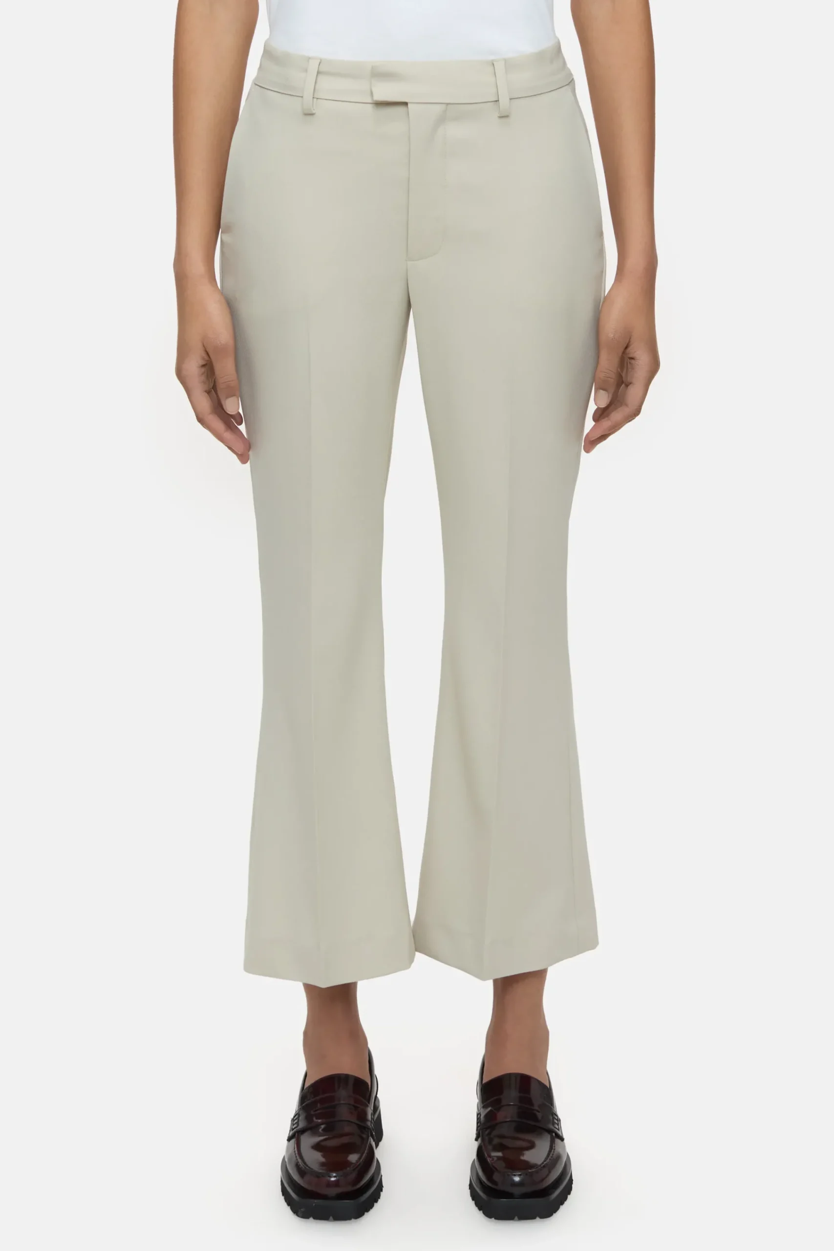 Closed Hosen*Flared Pants - Style Name Wharton Pearlbeige