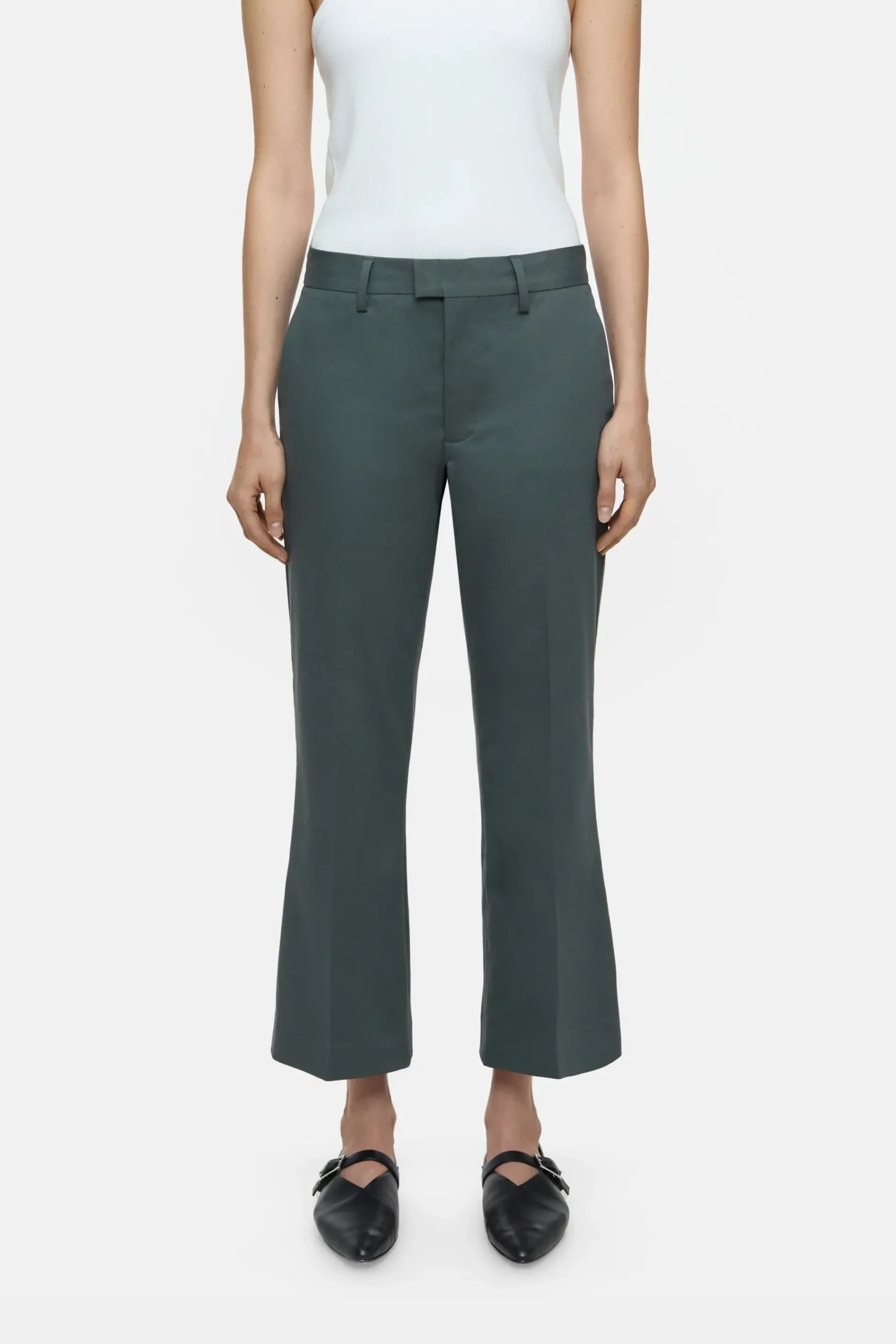 Closed Hosen*Flared Pants - Style Name Wharton Pinigreen