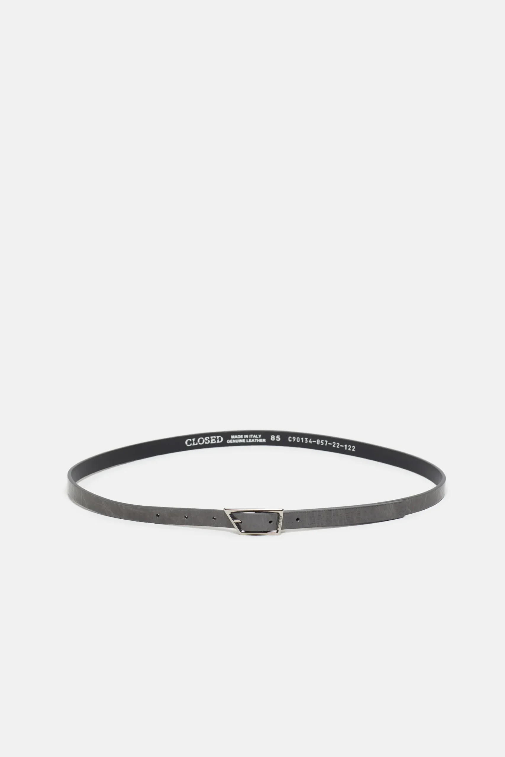 Closed Gürtel*Gürtel aus Leder Heritagegrey