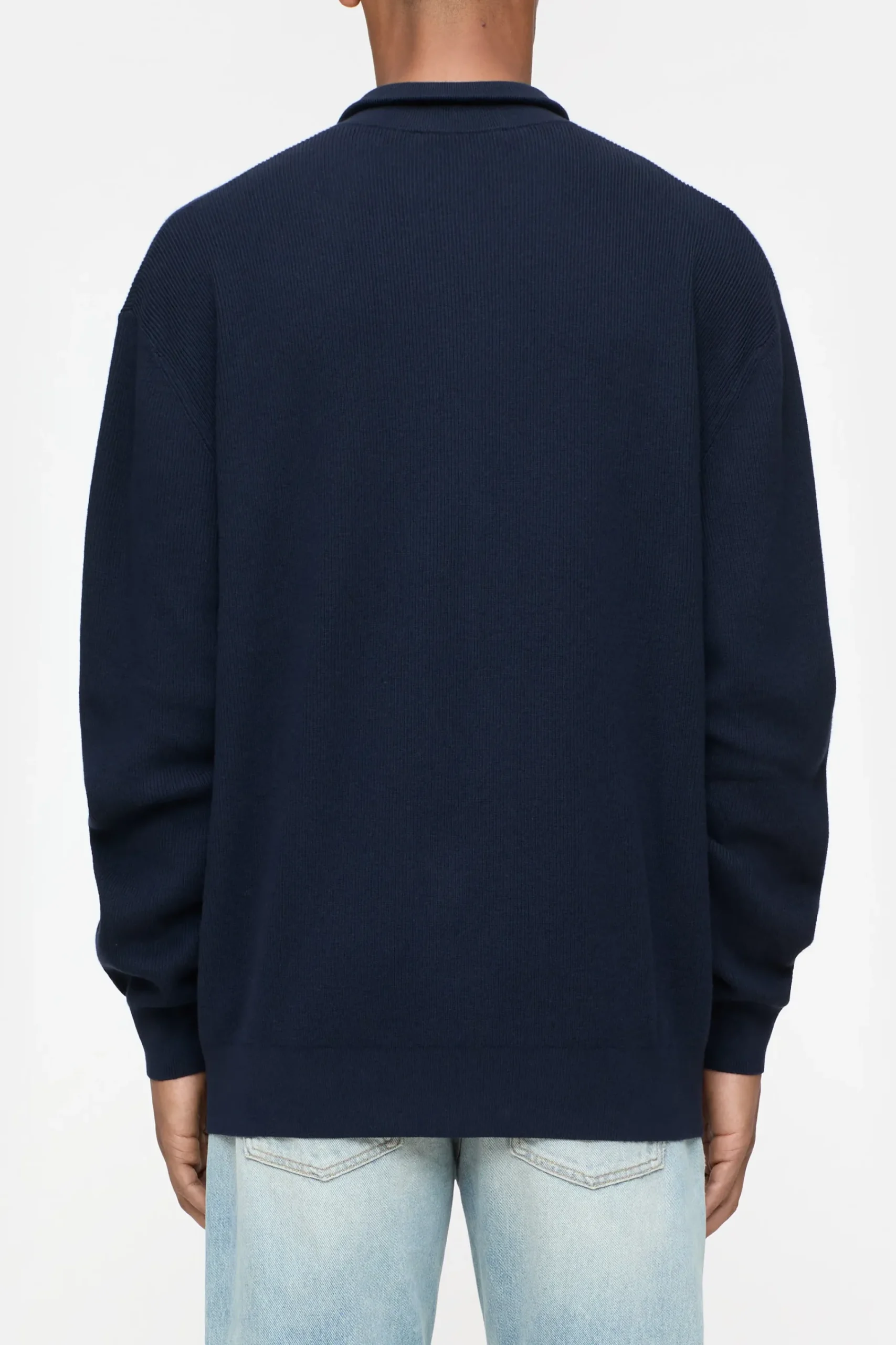 Closed Strick*Half-Zip-Pullover aus Baumwoll-Mix Darknight