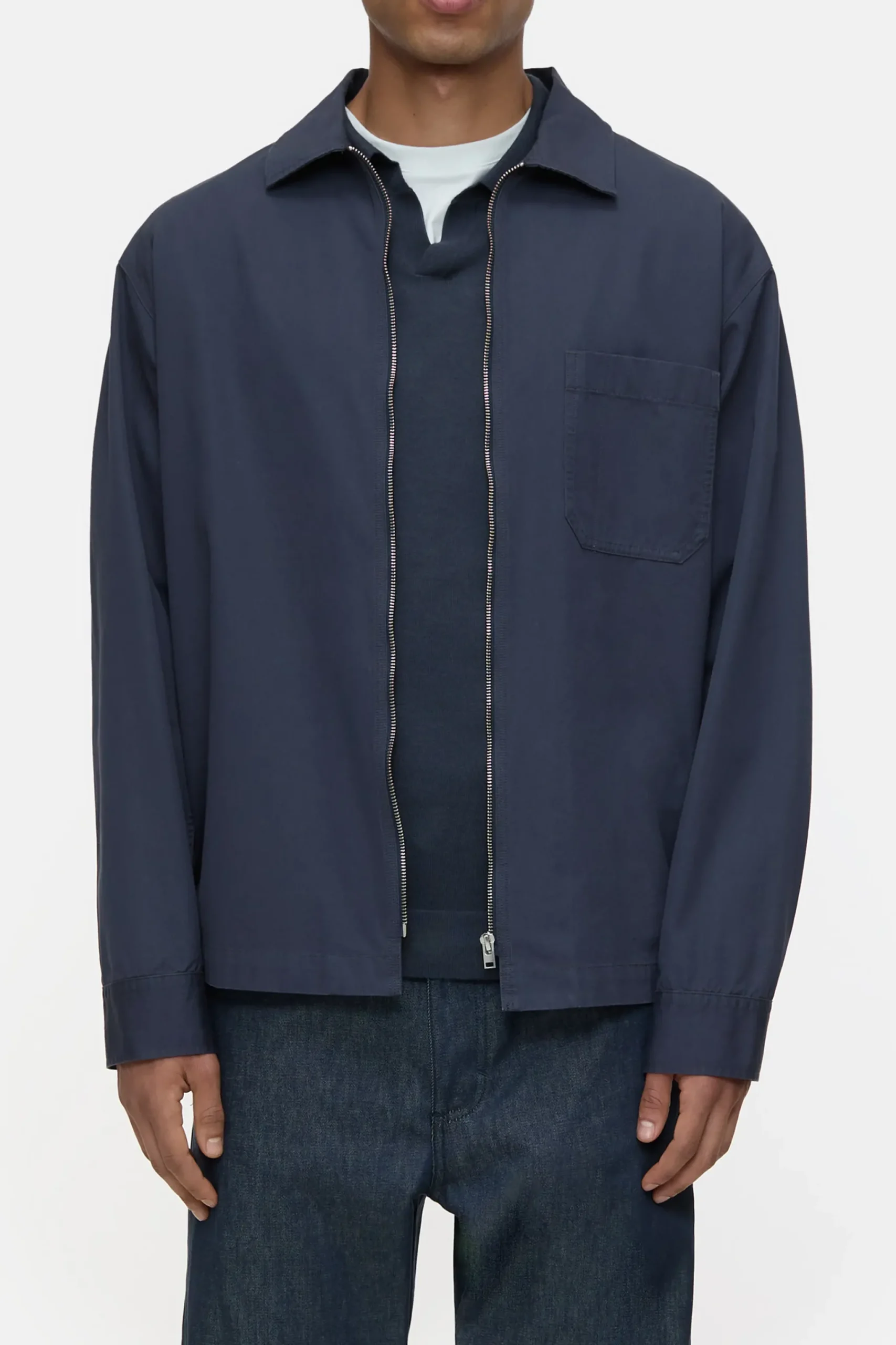 Closed Hemden*Hemd aus Bio-Baumwolle Smokeyblue