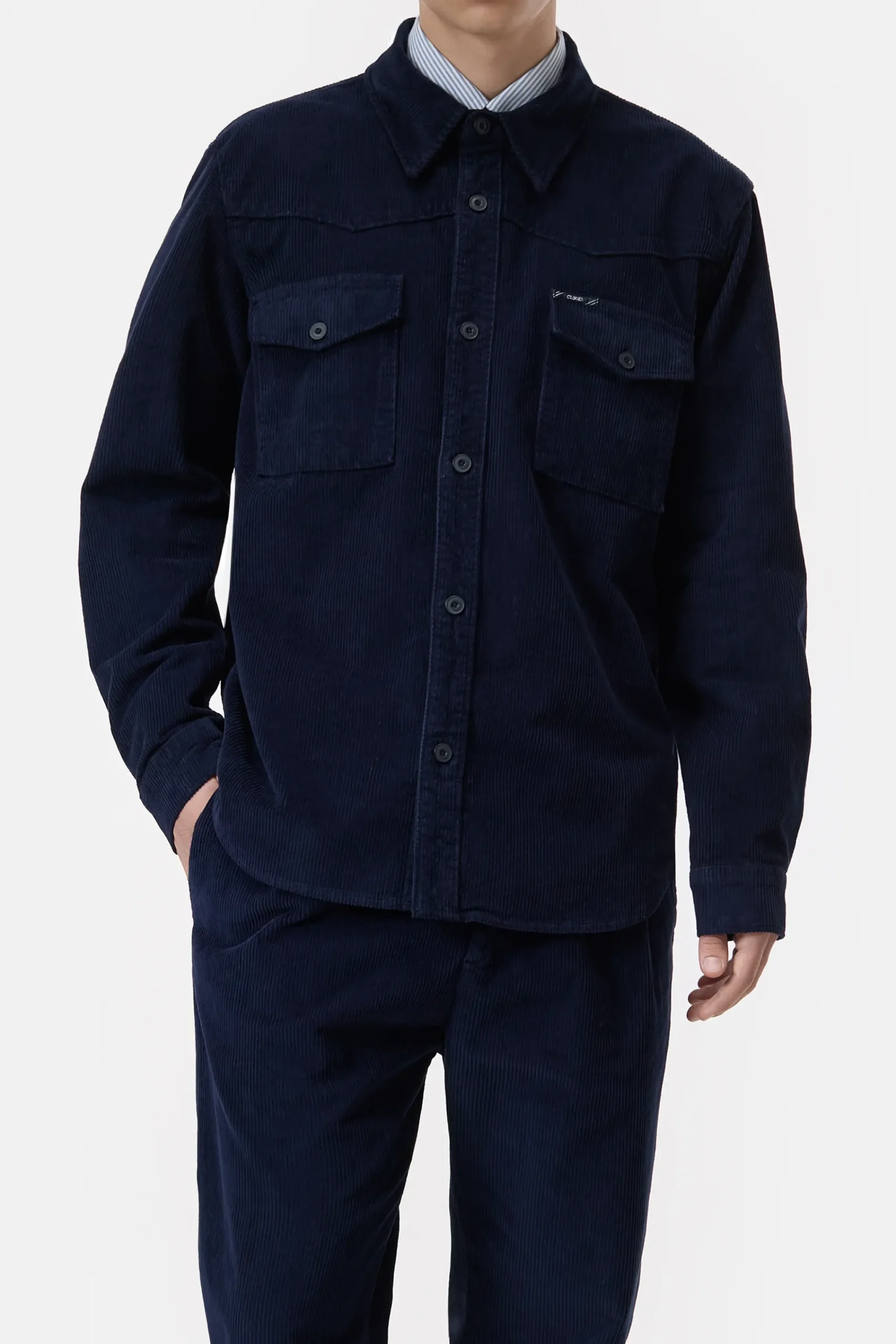 Closed Hemden*Hemd aus Cord Darknight