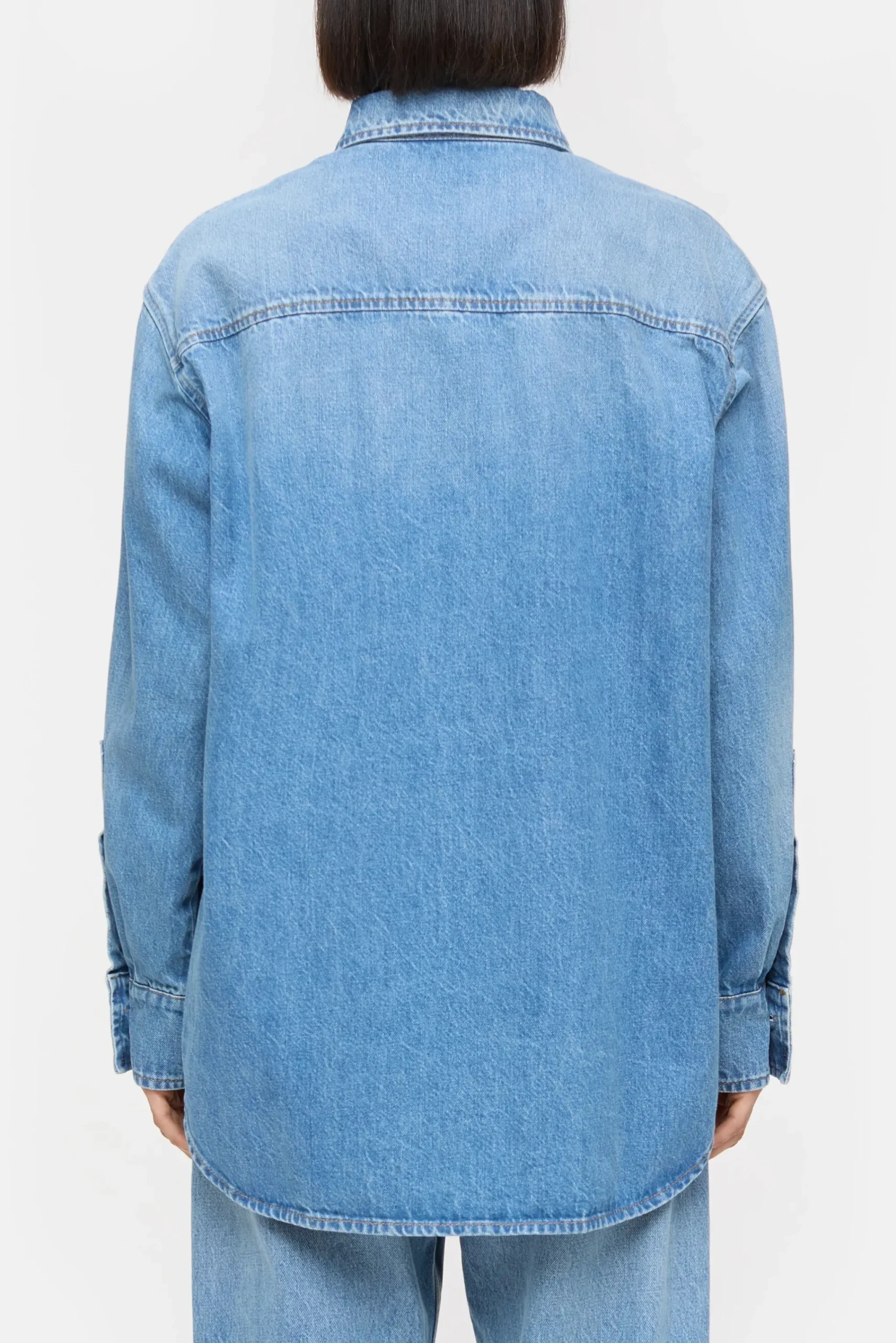 Closed Shirts & Blusen*Hemd aus Denim Midblue