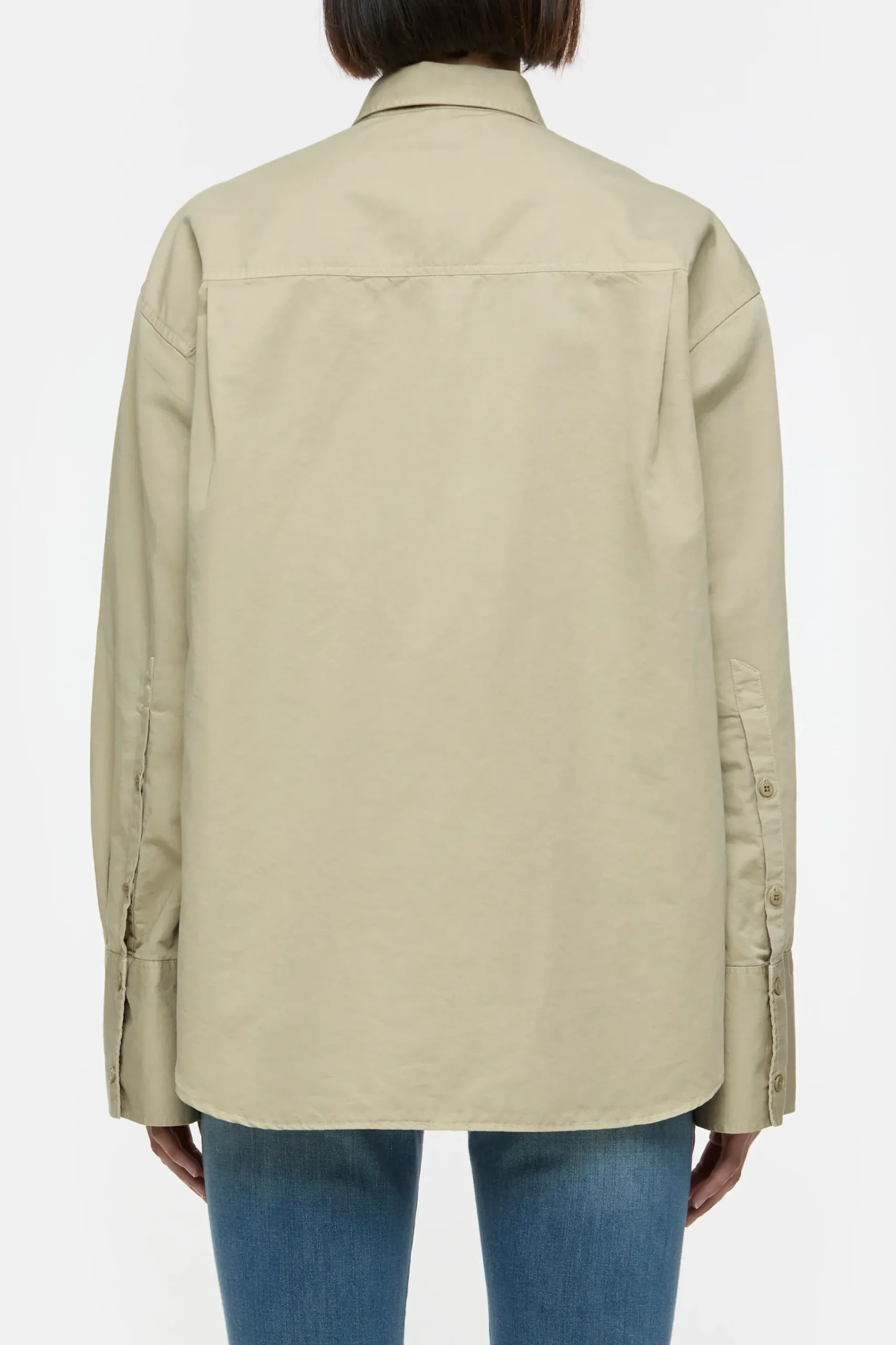 Closed Shirts & Blusen*Hemdbluse aus Baumwoll-Leinen-Mix Warmsand