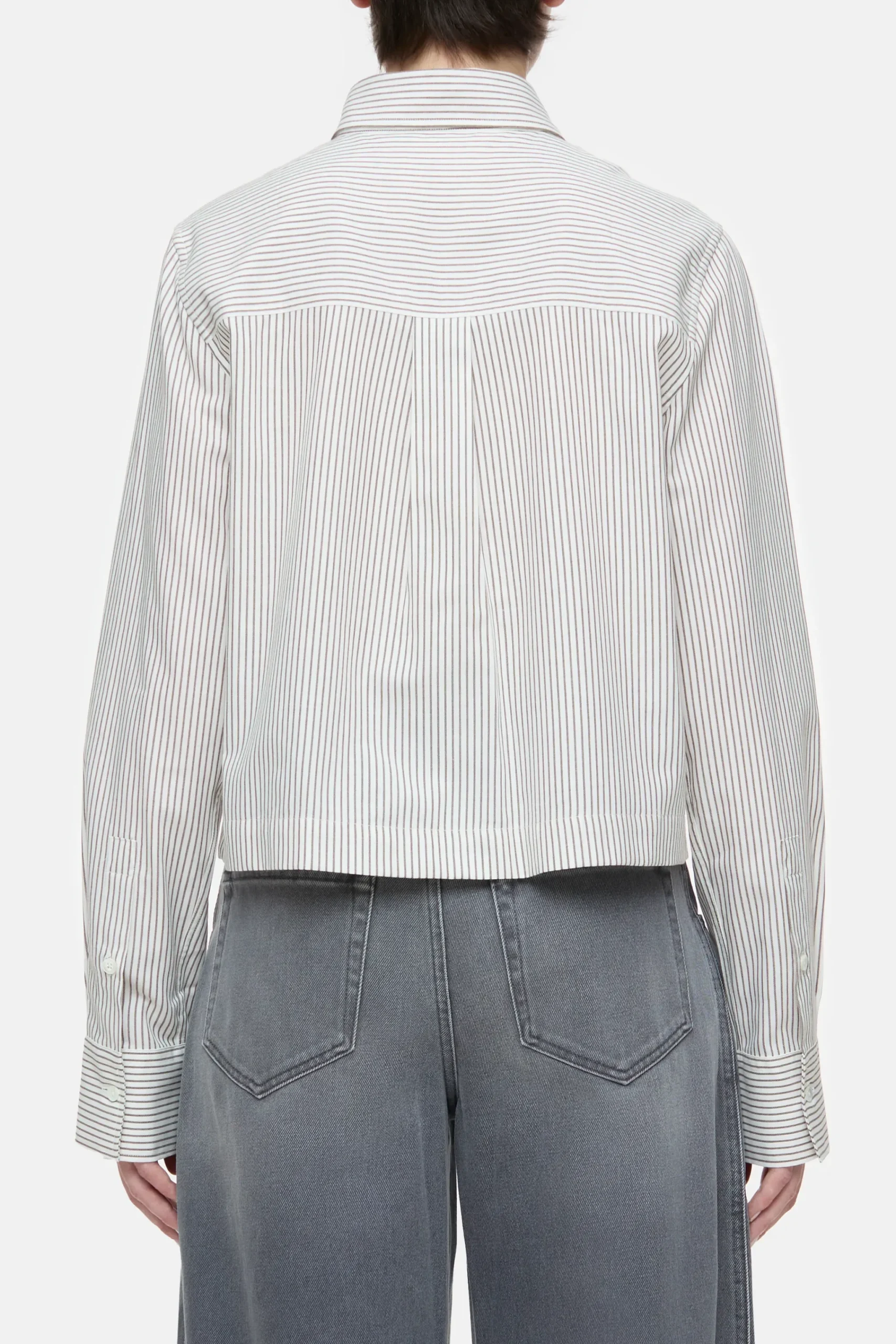 Closed Shirts & Blusen*Hemdbluse aus Baumwoll-Woll-Mix Ivory