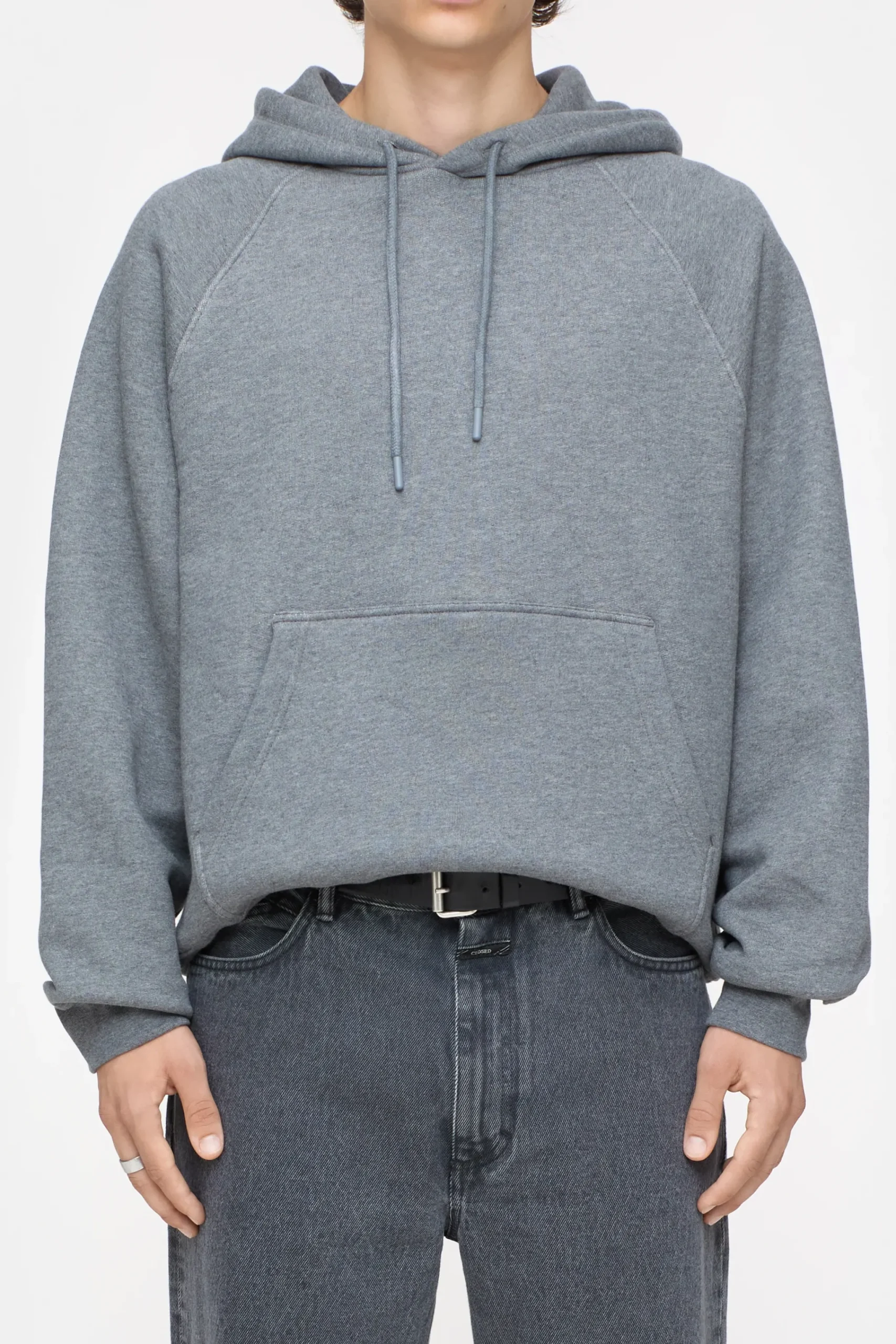 Closed Sweatshirts*Hoodie aus Bio-Baumwolle Darkgreymelange