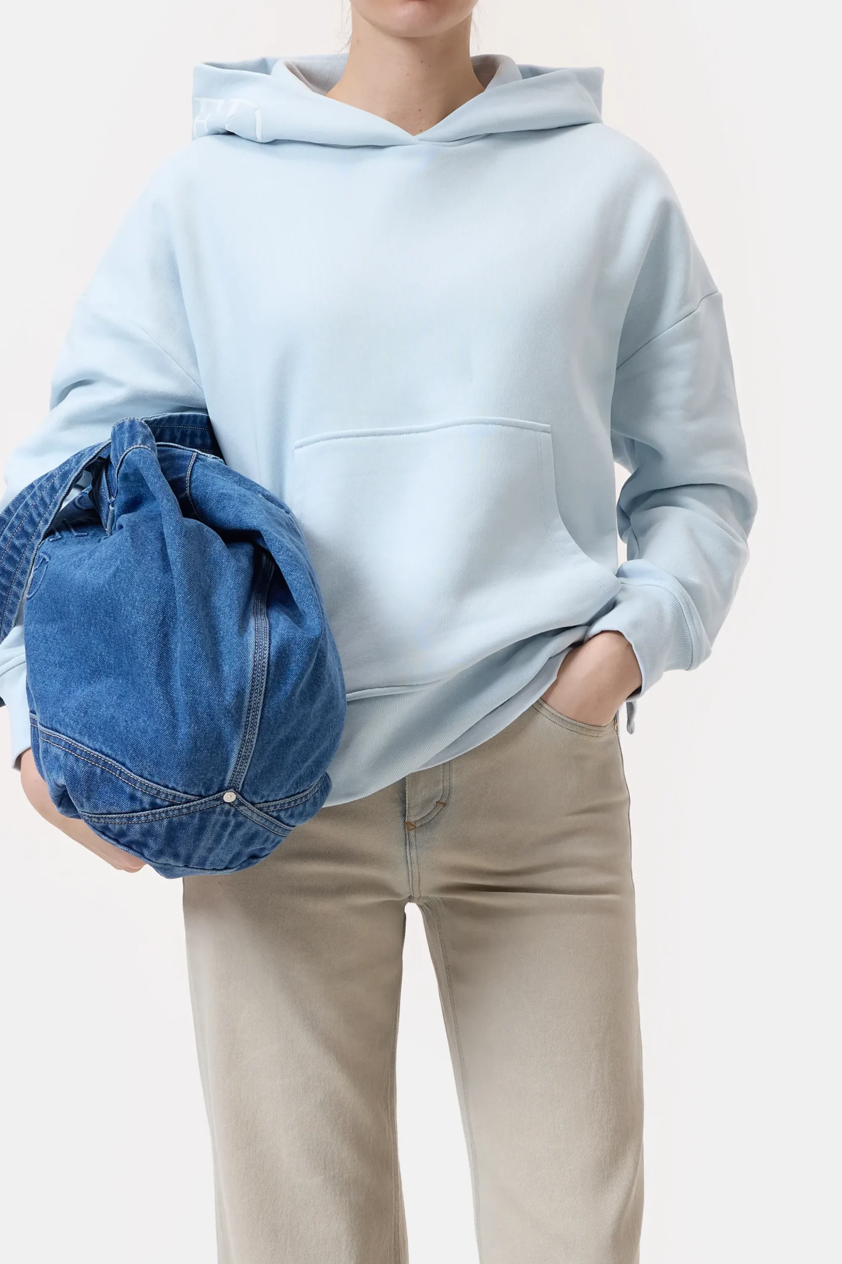 Closed Sweatshirts*Hoodie aus Bio-Baumwolle Lightskyblue