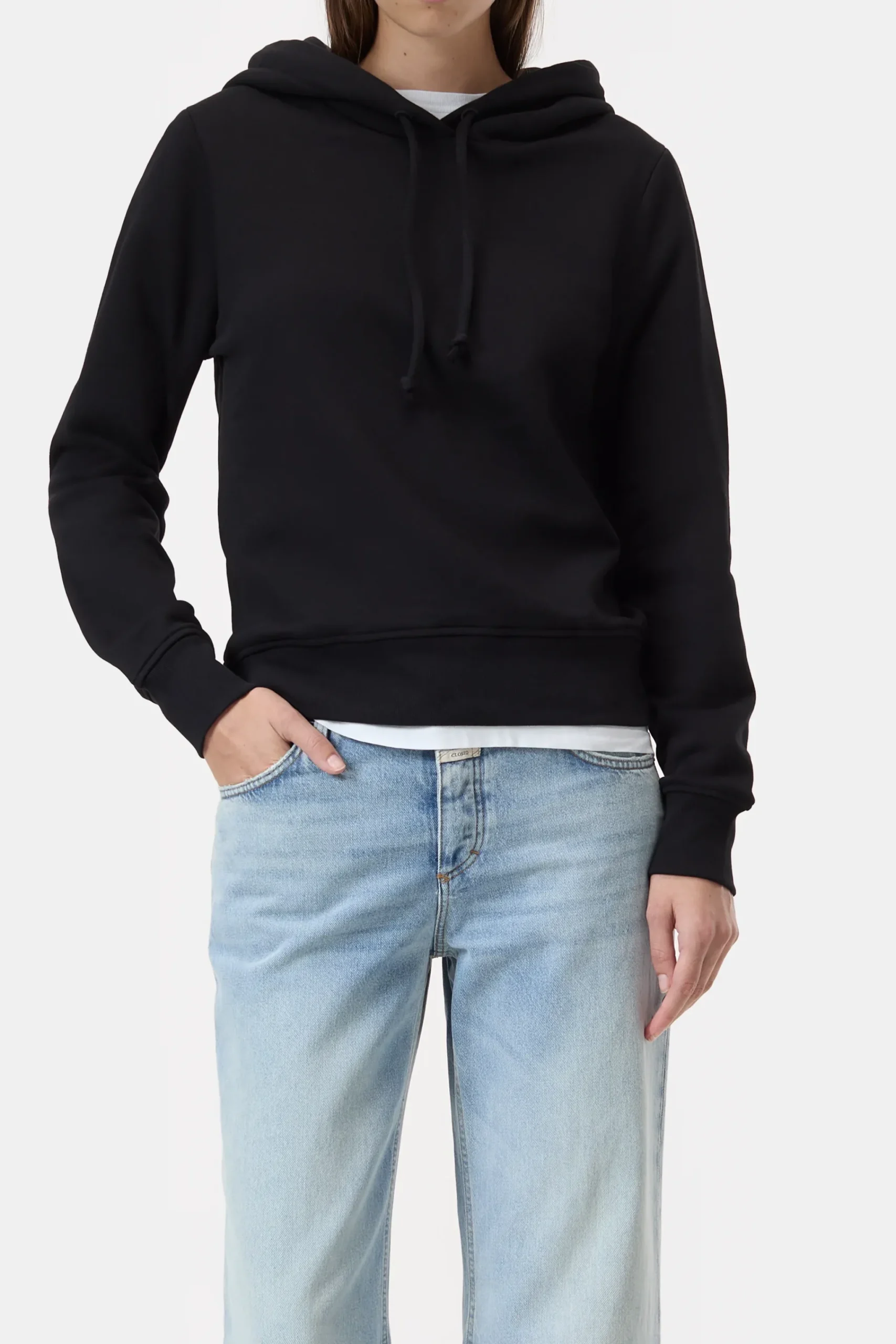 Closed Sweatshirts*Hoodie aus Bio-Baumwolle Black