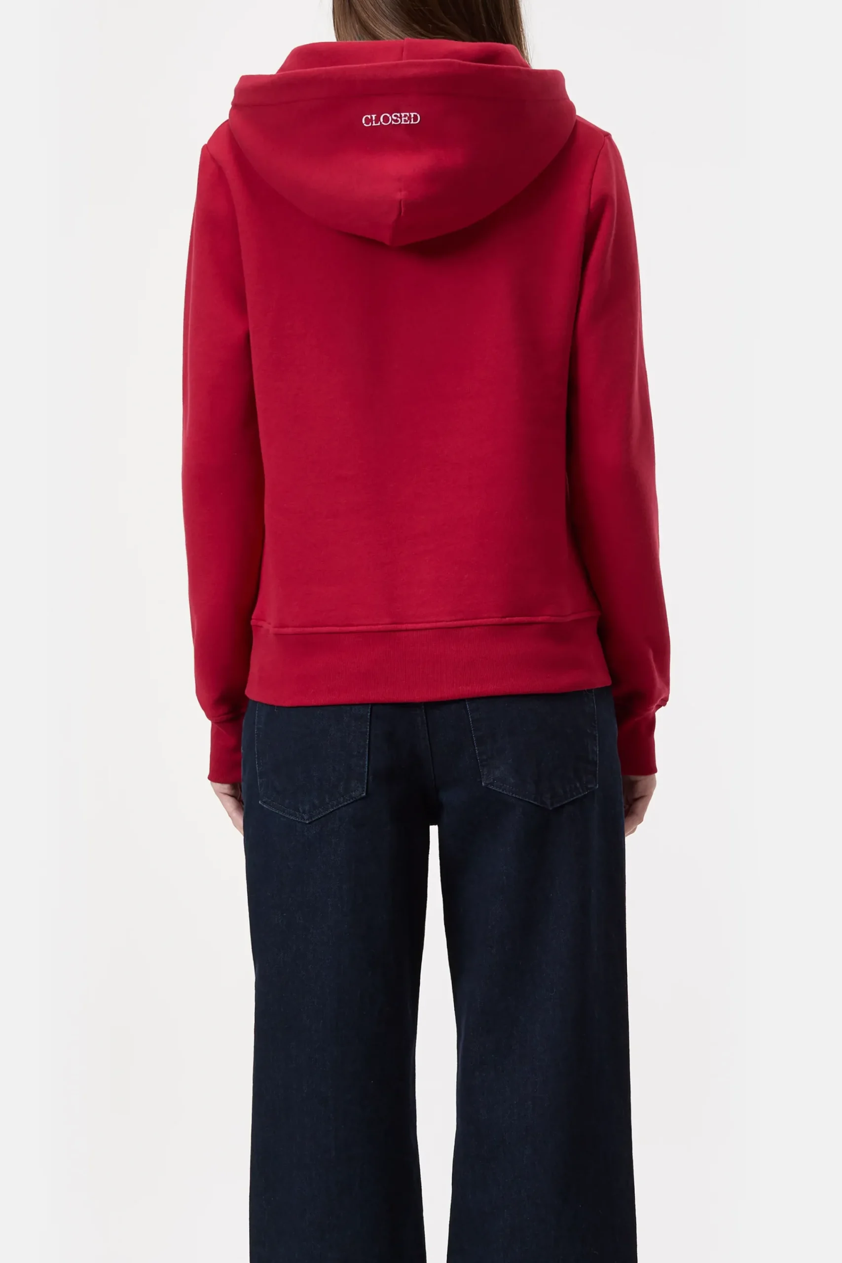 Closed Sweatshirts*Hoodie aus Bio-Baumwolle Chilipepperred