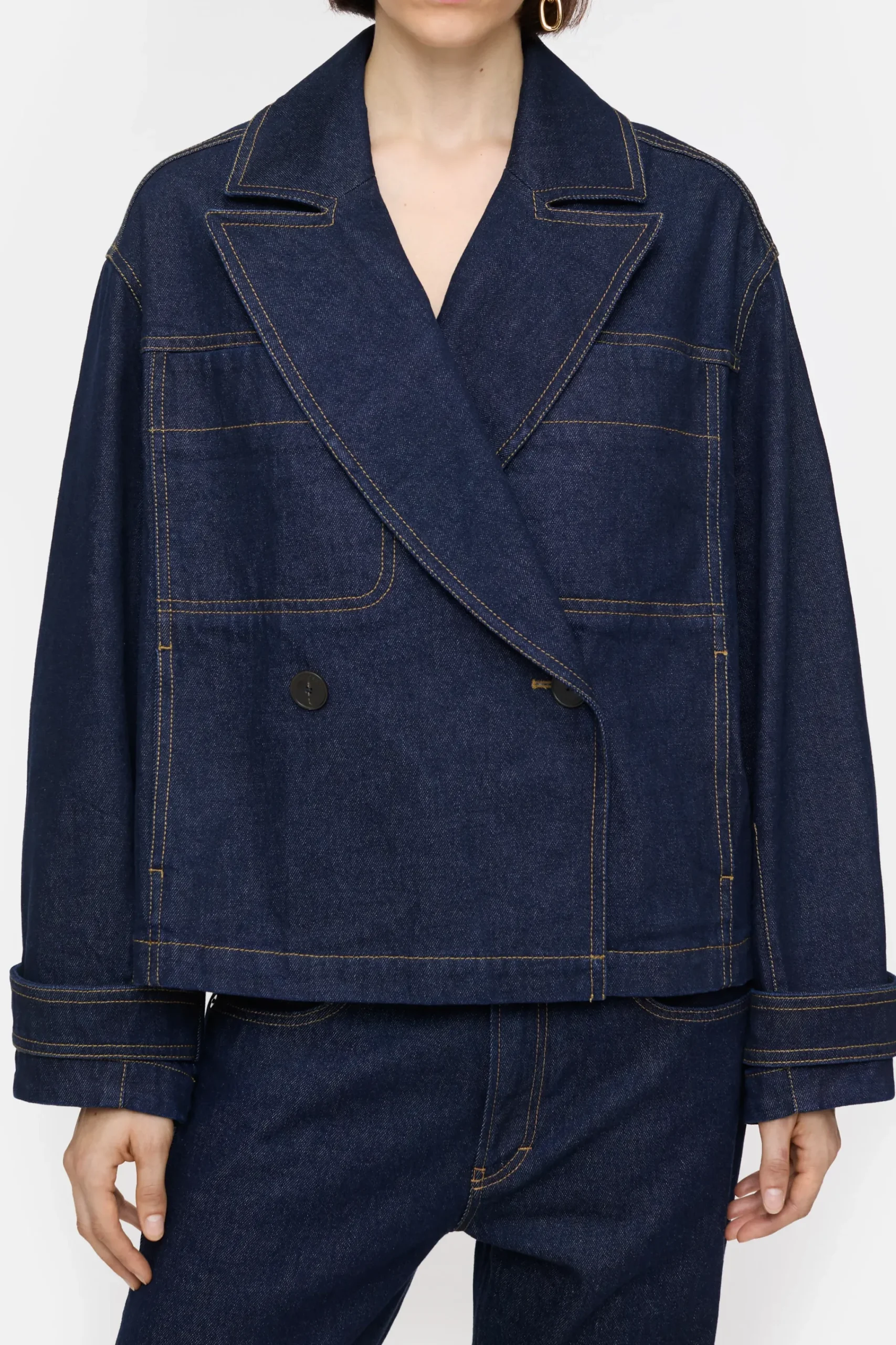 Closed Jacken & Mäntel*Jacke aus Denim Darkblue