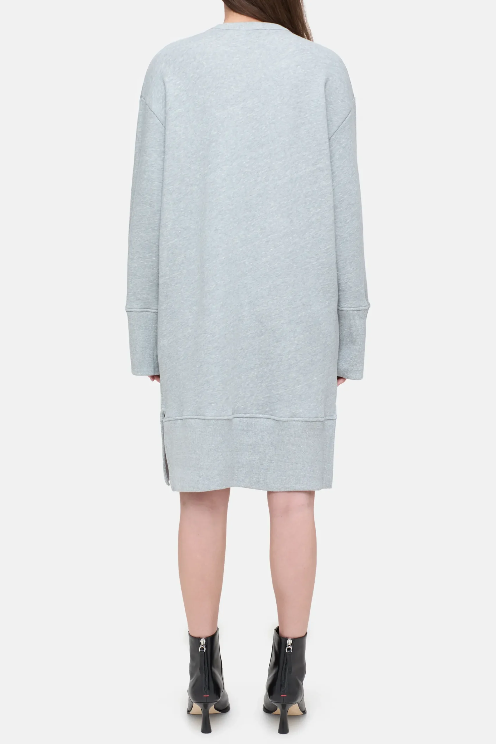 Closed Kleider*Jersey-Kleid aus Baumwoll-Mix Lightgreymelange