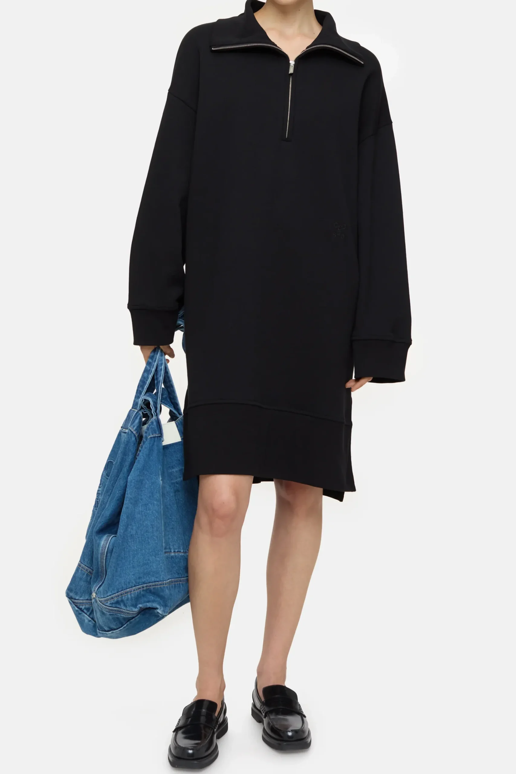 Closed Kleider*Jerseykleid aus Bio-Baumwolle Black