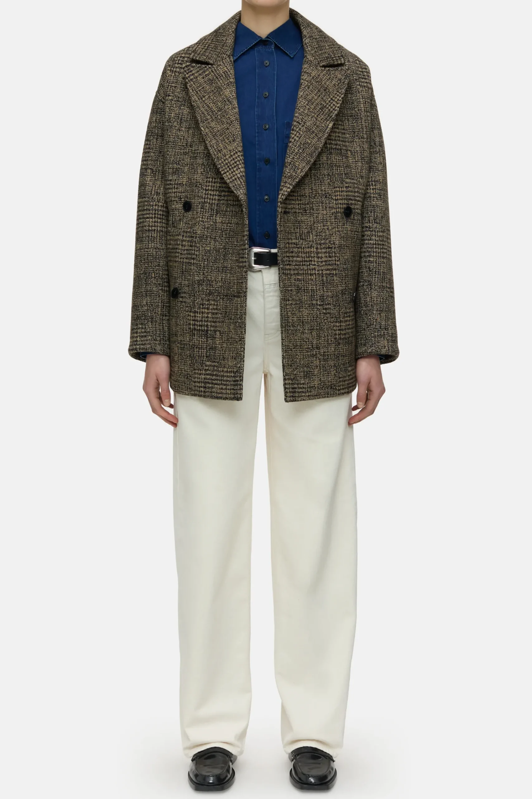 Closed Jacken & Mäntel*Karierter Kurzmantel Biscottibrown