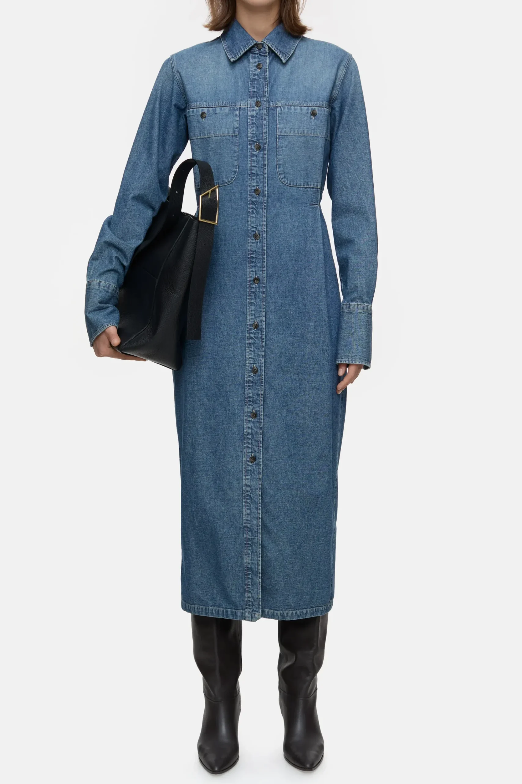 Closed Kleider*Kleid aus Denim Midblue