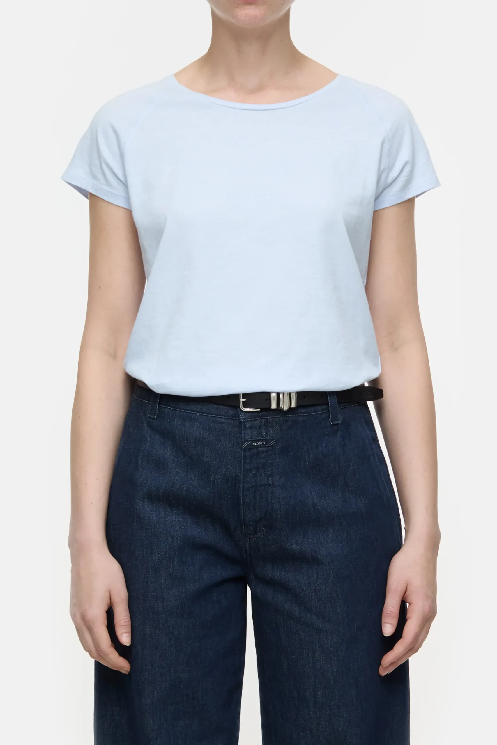 Closed T-shirts*Kurzarmshirt aus Baumwolle Lazioblue