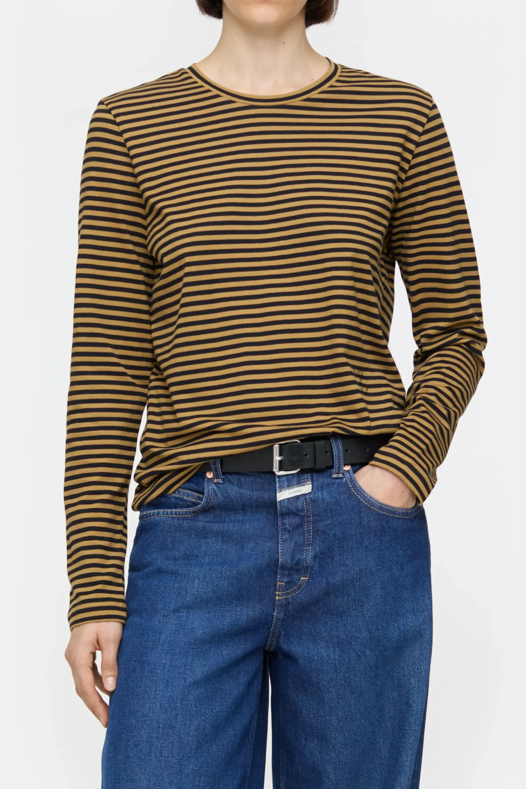 Closed T-shirts*Langarmshirt aus Bio-Baumwolle Tullamorebrown