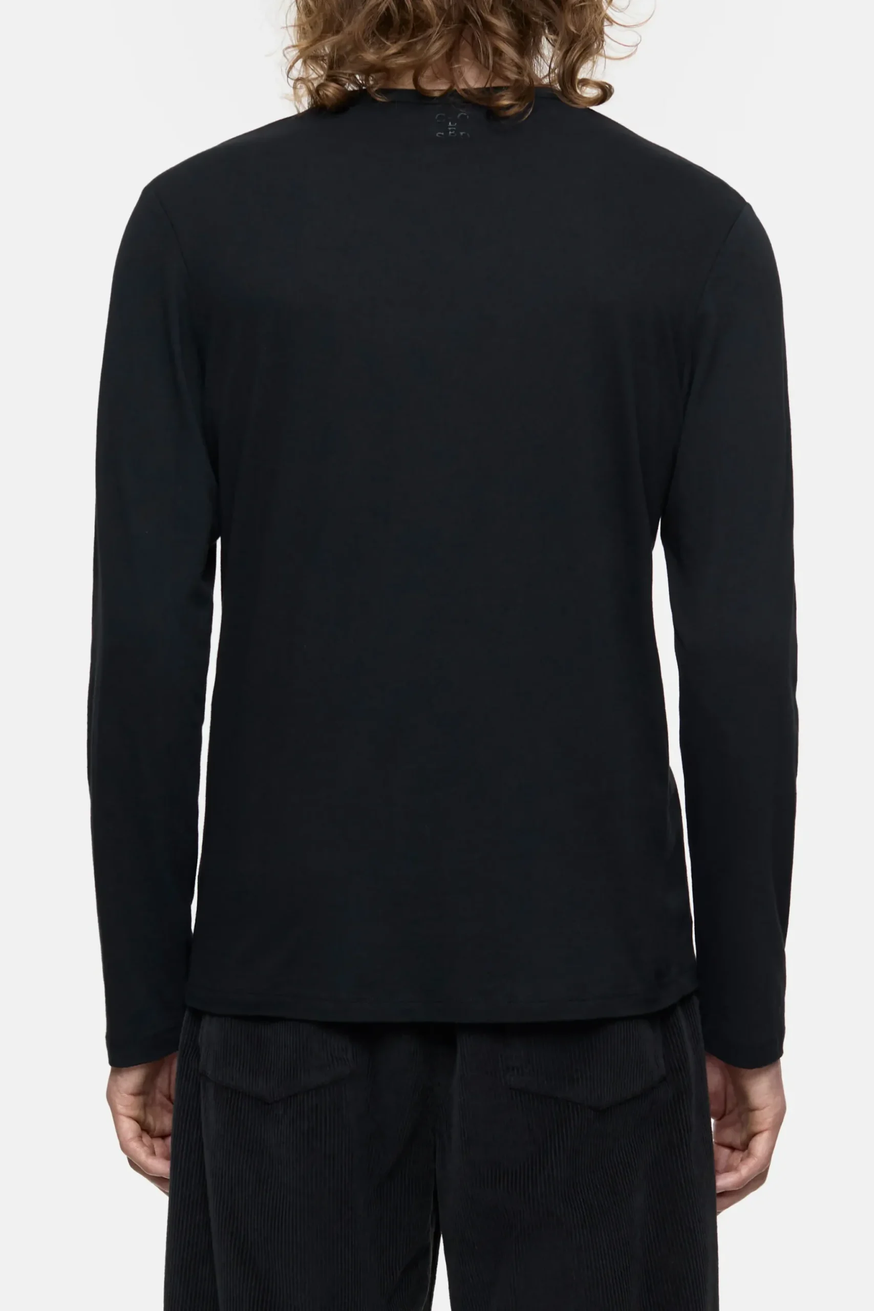 Closed T-shirts*Langarmshirt aus Bio-Baumwoll-Mix Black