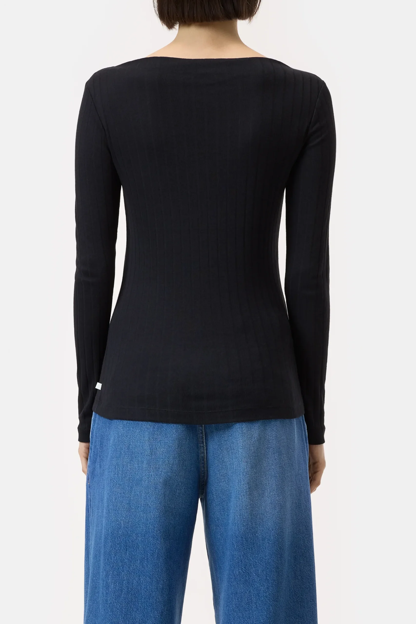 Closed T-shirts*Langarmshirt aus Modal-Mix Black