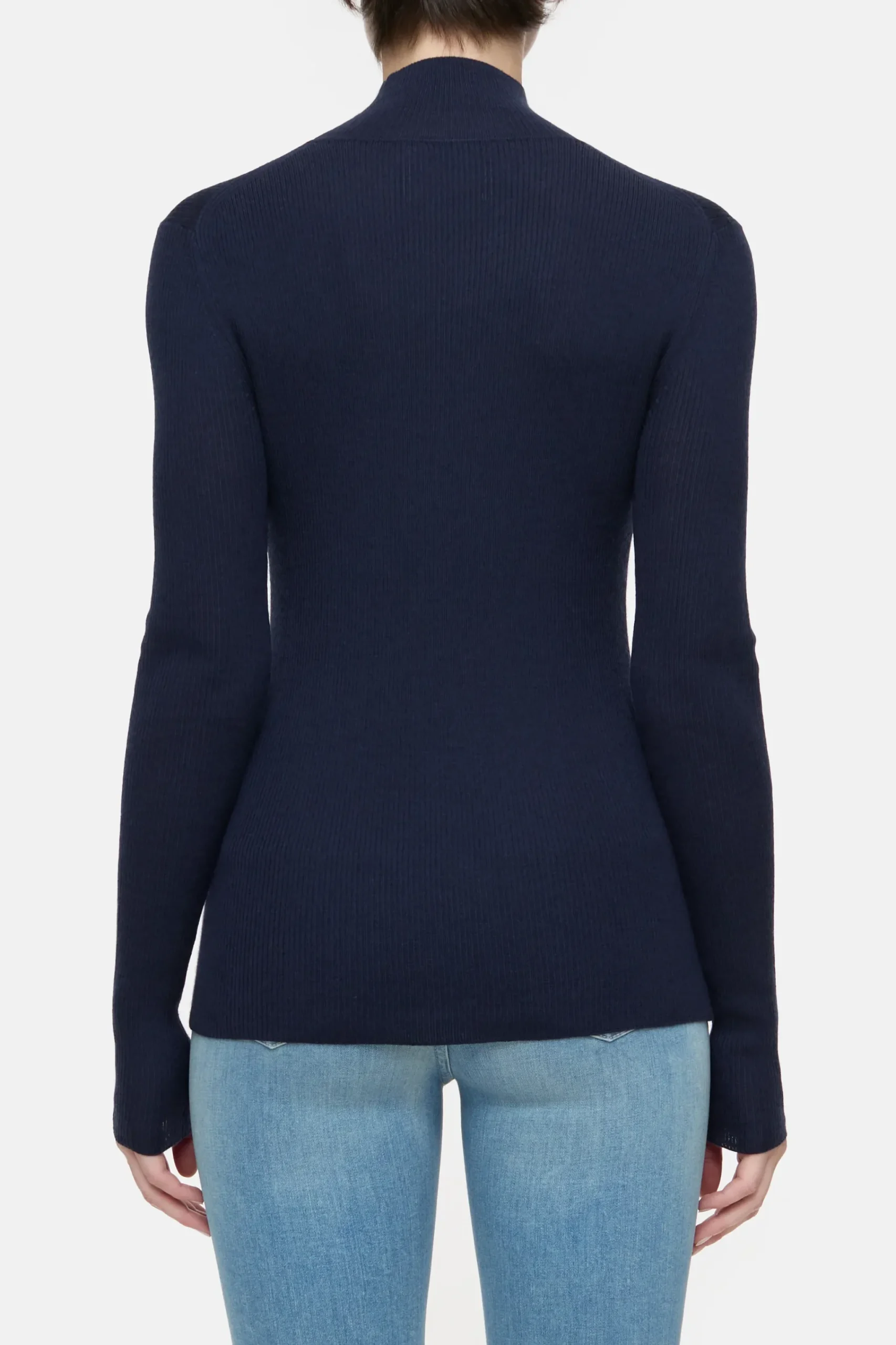 Closed Strick*Langarmshirt aus Woll-Mix Darknight